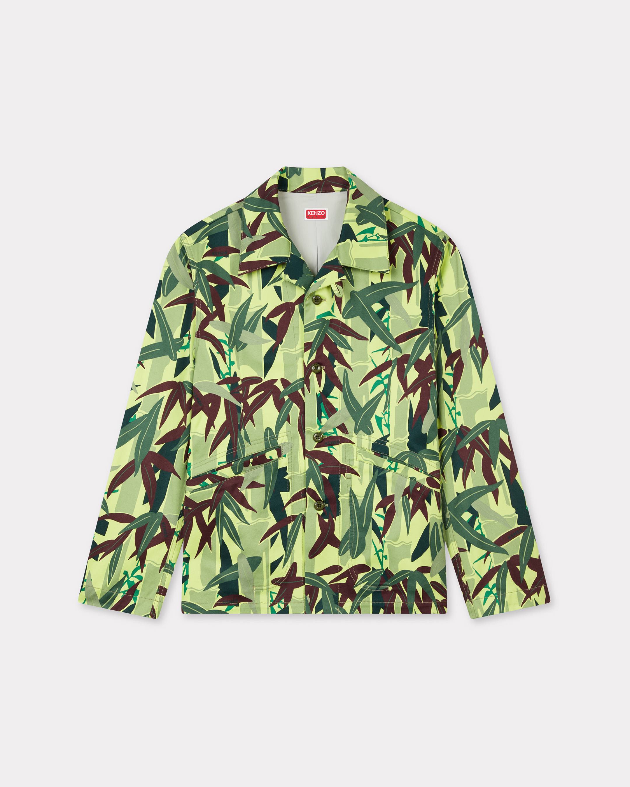 KENZO 'Kenzo Chiku-rin Camo' Workwear Jacket In Cotton Vanilla Mens - Size S