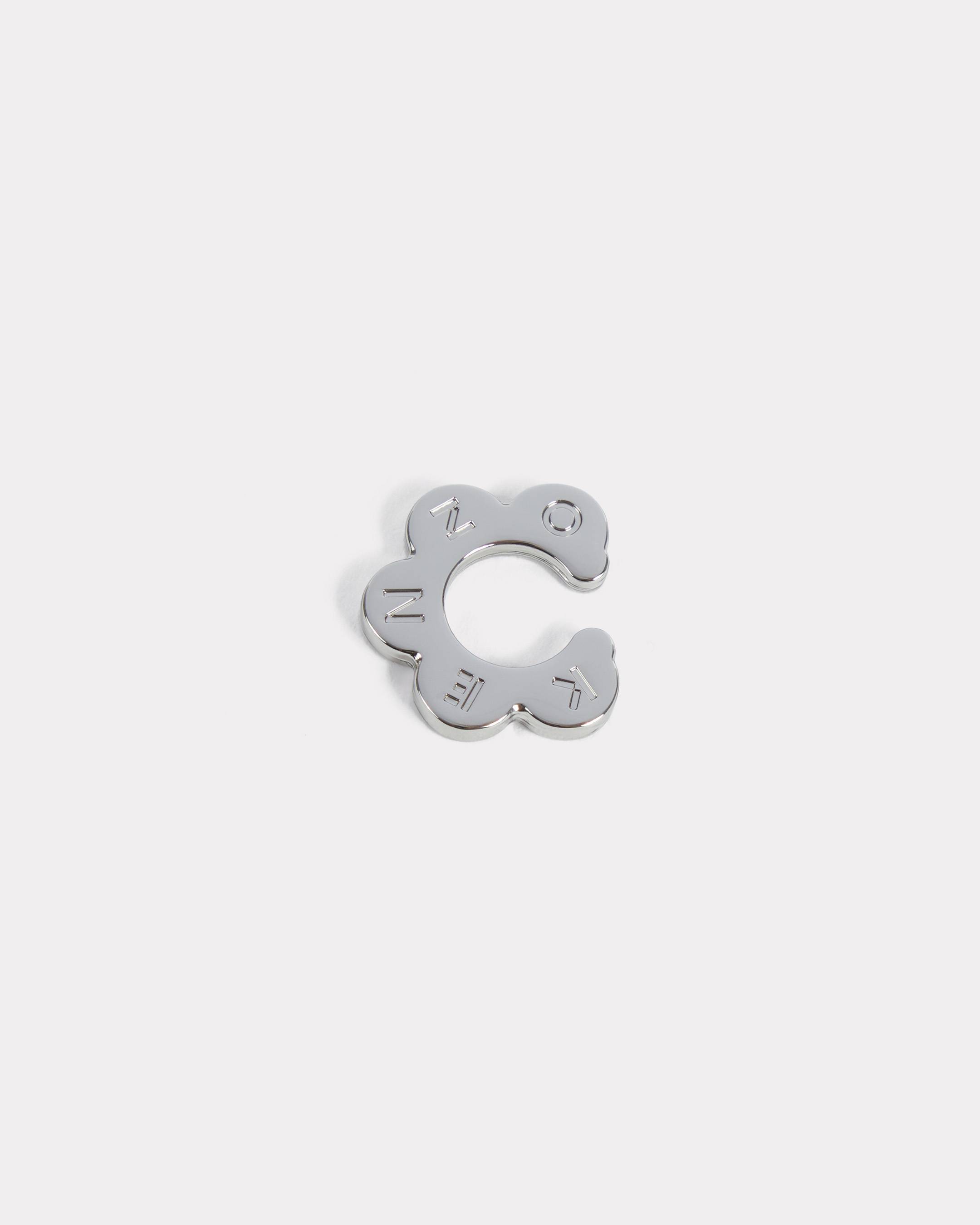 KENZO ' Stamp' Earcuff, Woman, Silver, Size One, Zamac