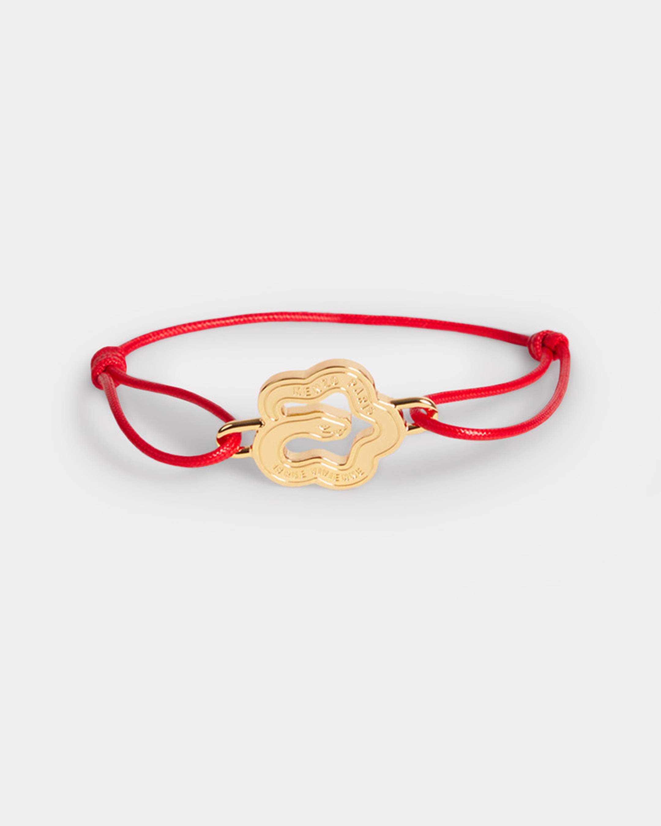 KENZO ' Stamp' Friendship Bracelet, Woman, Cherry Red, Size One, Polyester