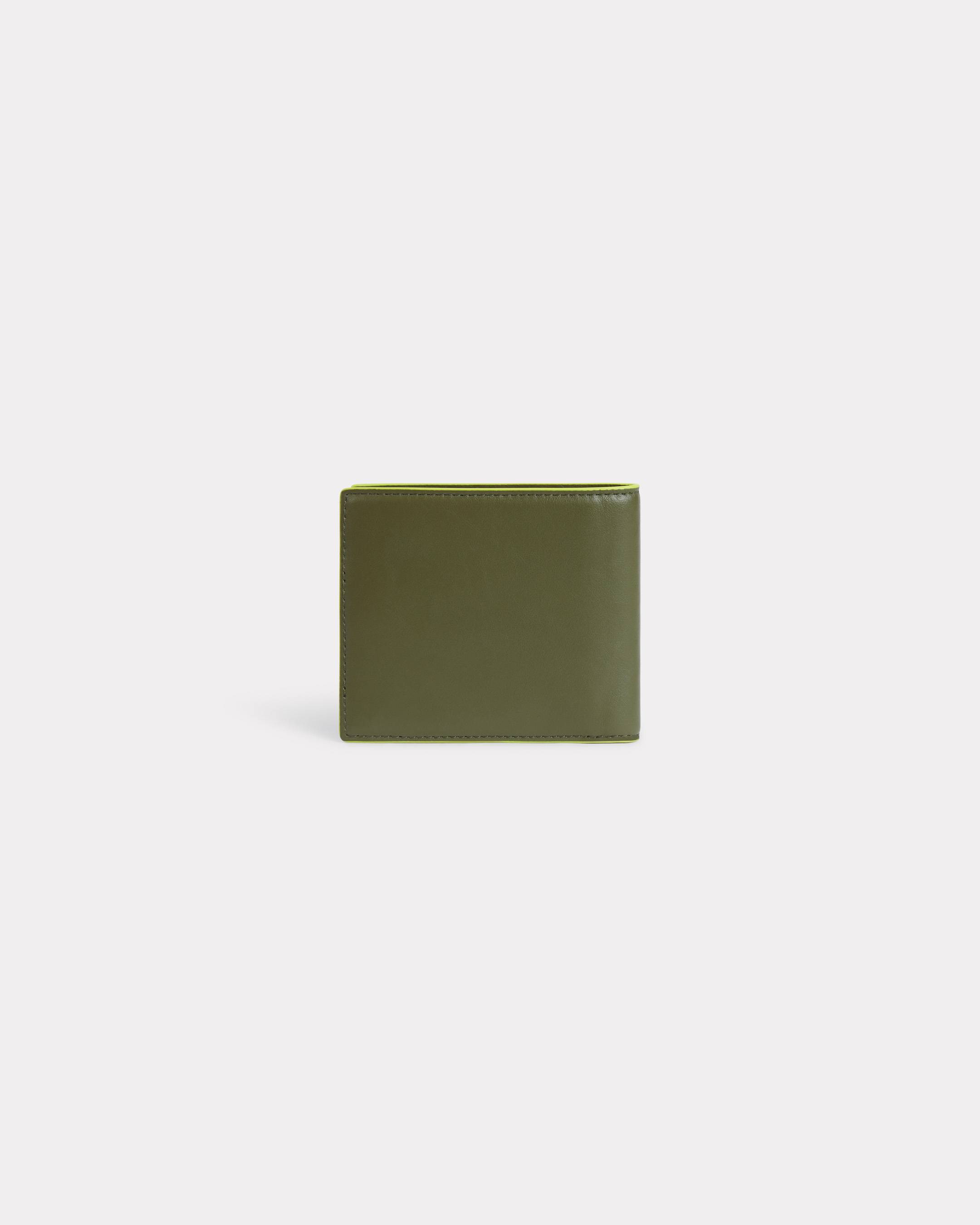 KENZO Emboss' レザー フォールド ウォレット