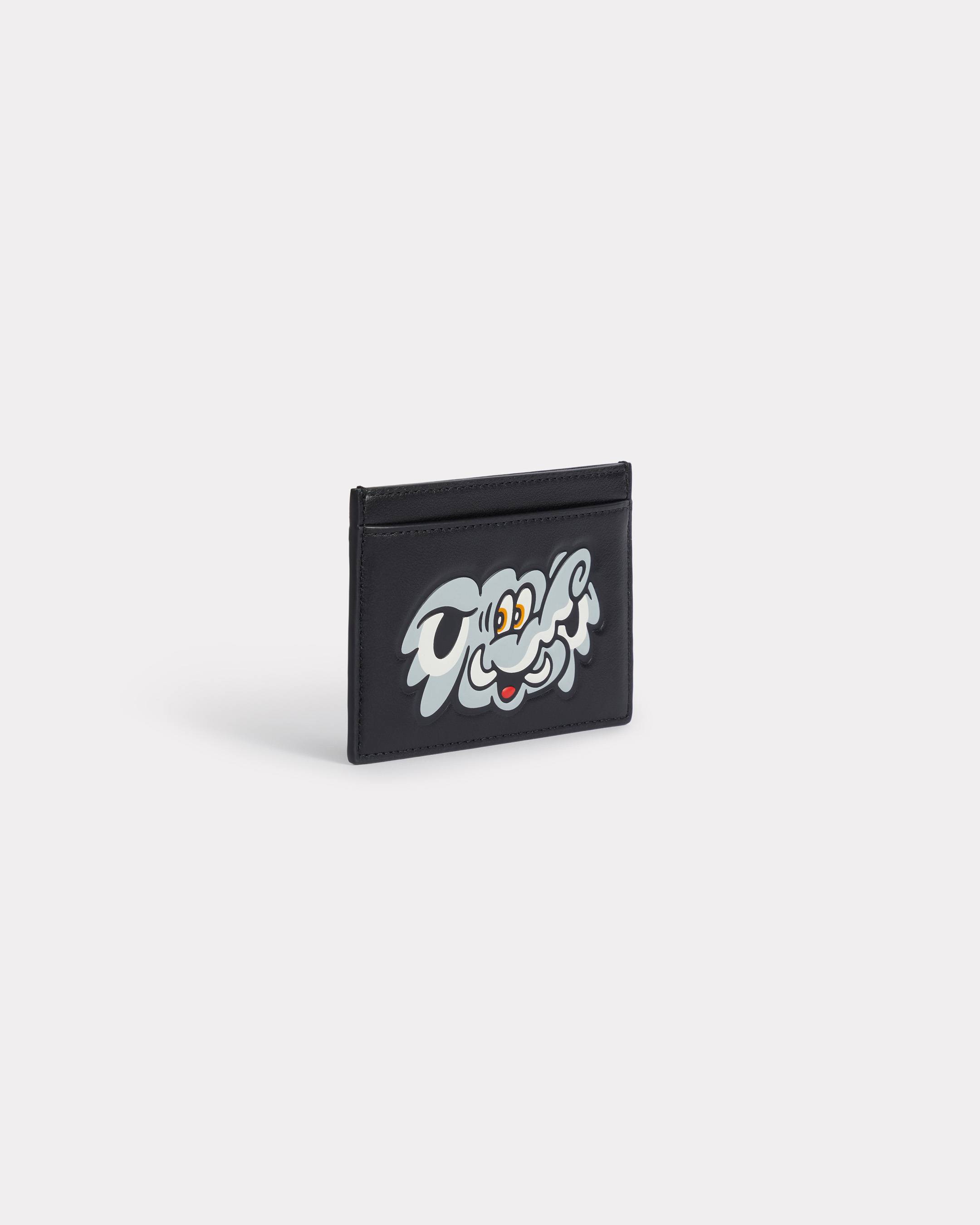 KENZO 'Verdy Market' Card Holder , Man, Black, Size One, Leather