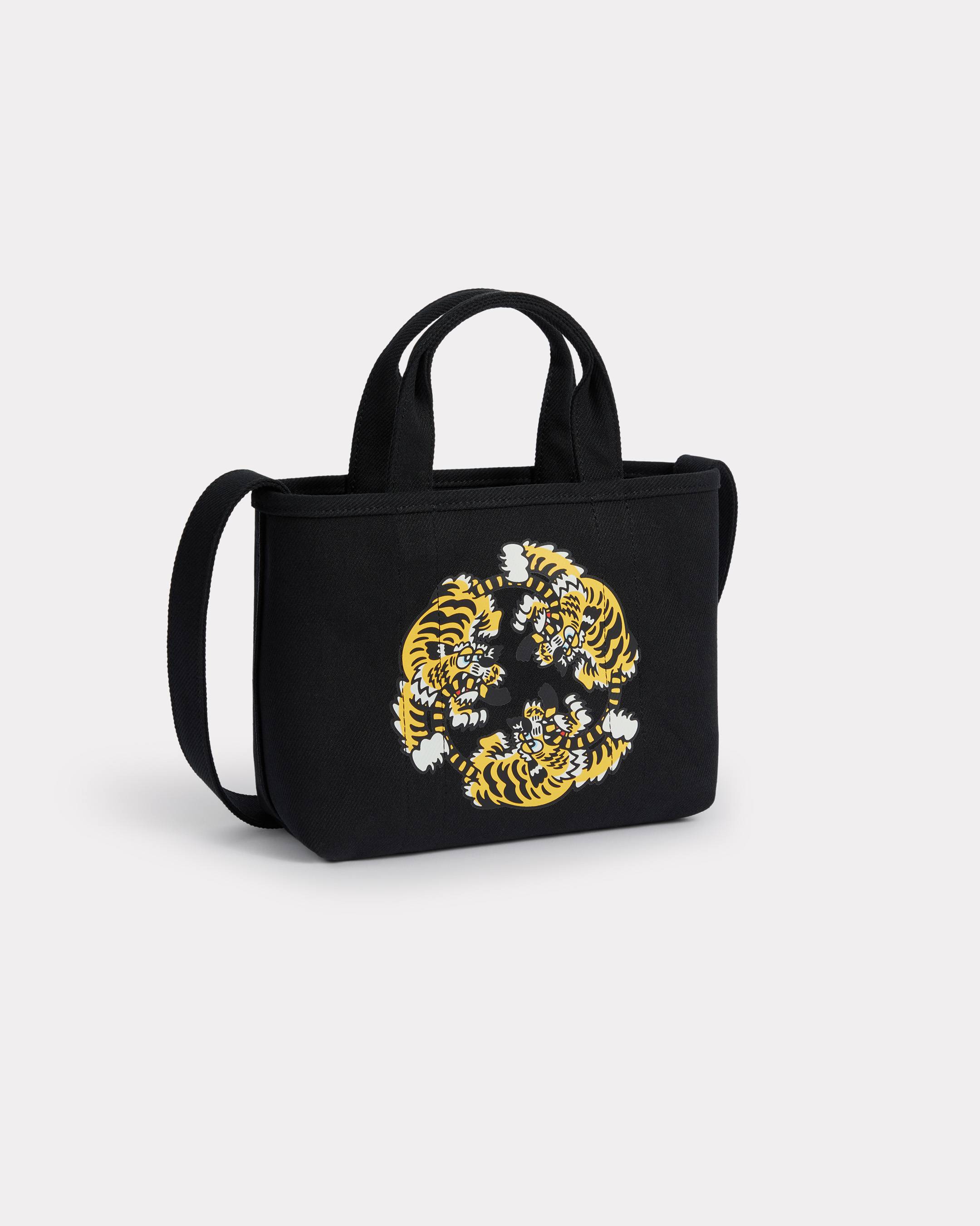 Image 18: 'KENZO VERDY MARKET' reversible small tote bag in canvas