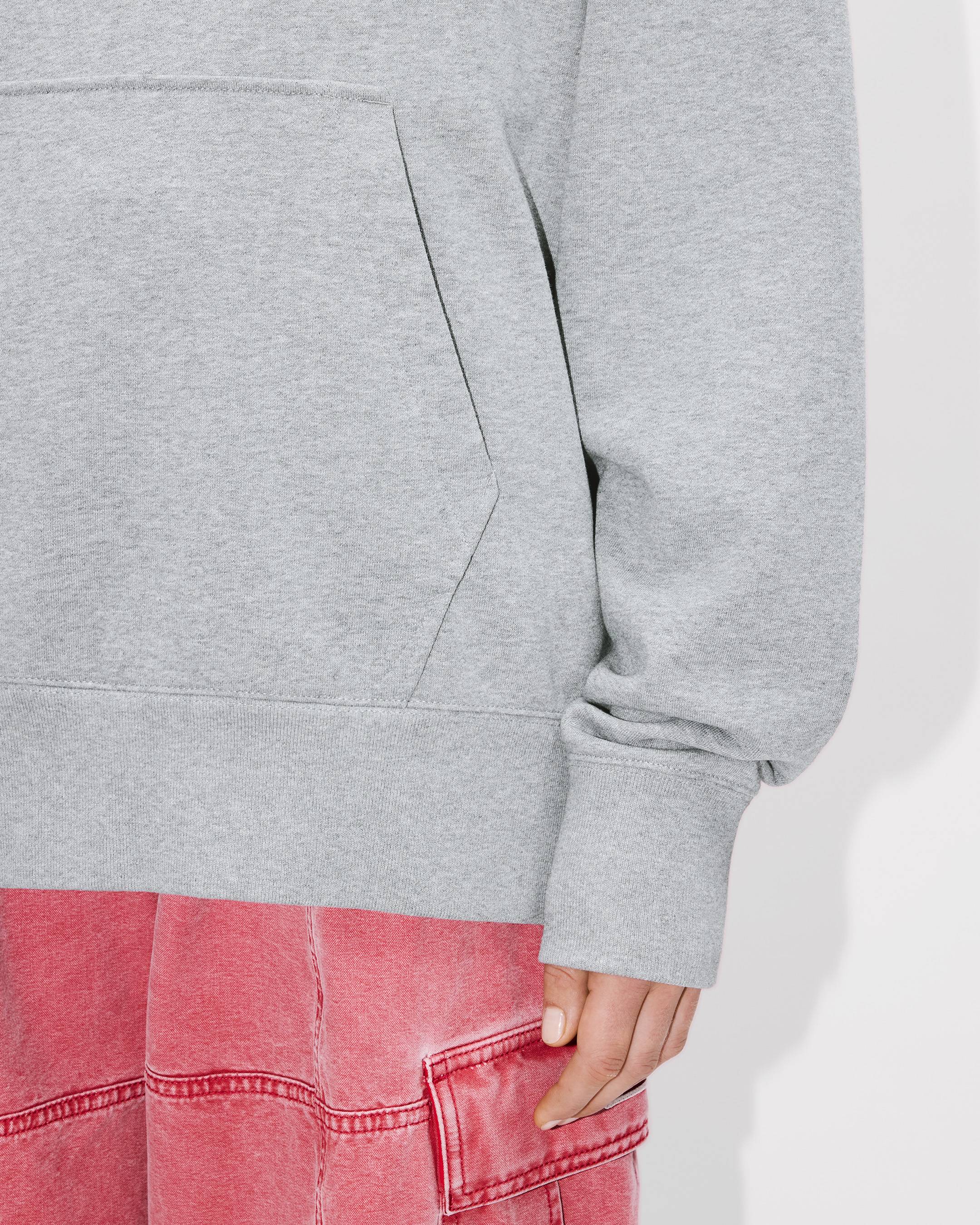 ☆FREEDOM☆ Powerhouse two-tone logo overfit hood gray PH24S King Fashion KF9041 - Two-Tone Hooded Sweatshirt