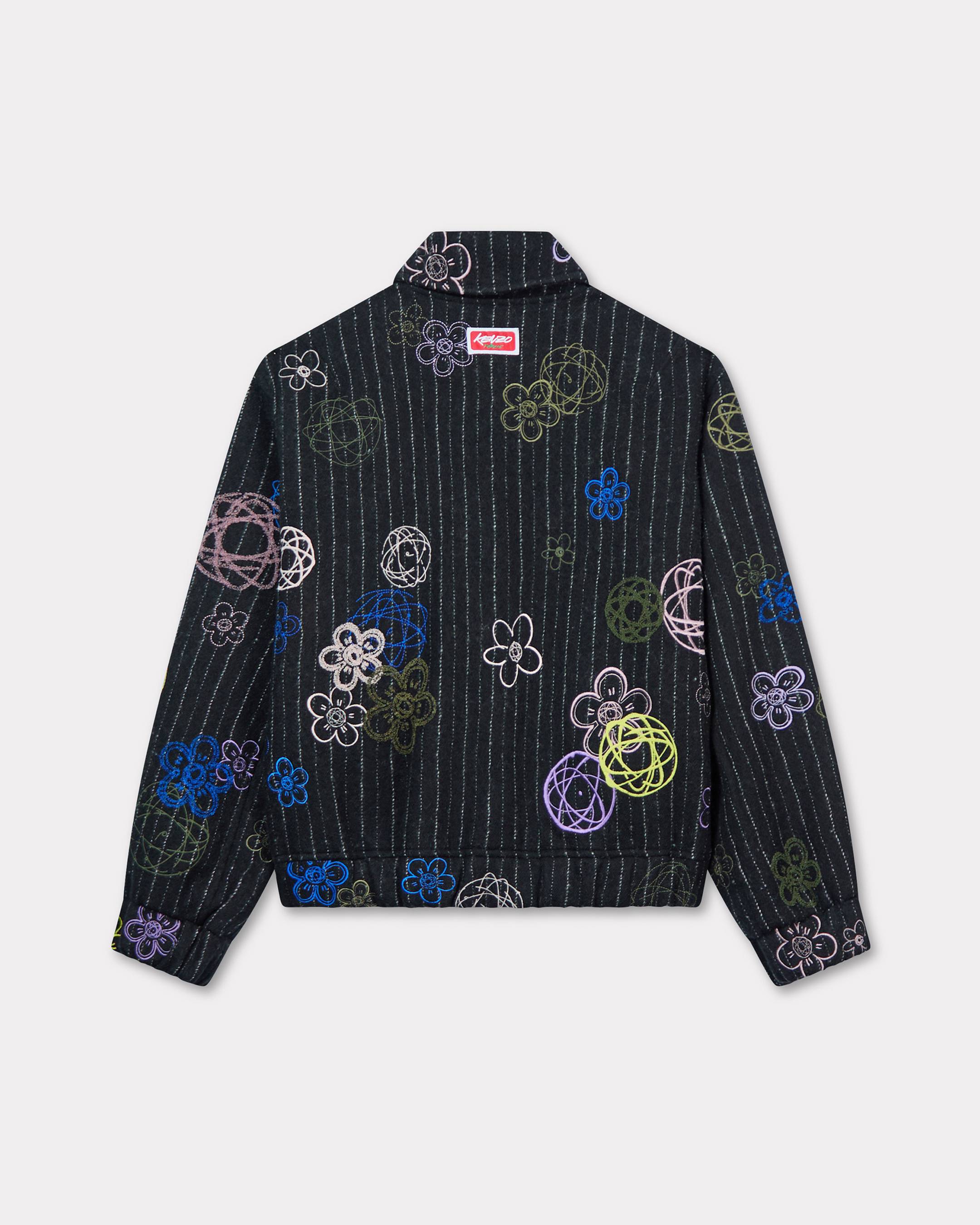 'Kenzo x Futura 2000' bomber in virgin wool