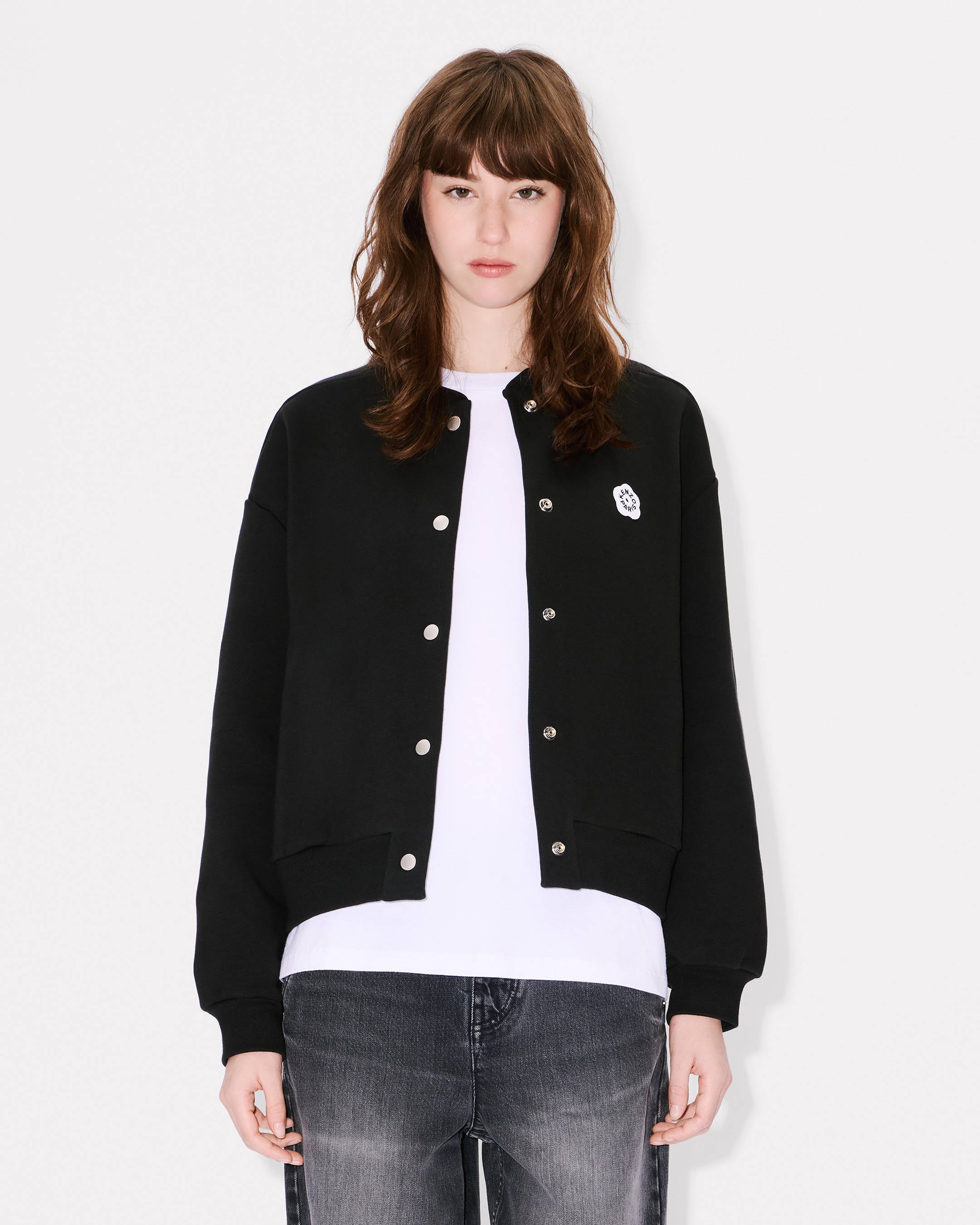 'Boke Flower 2.0' embroidered cocoon blouson