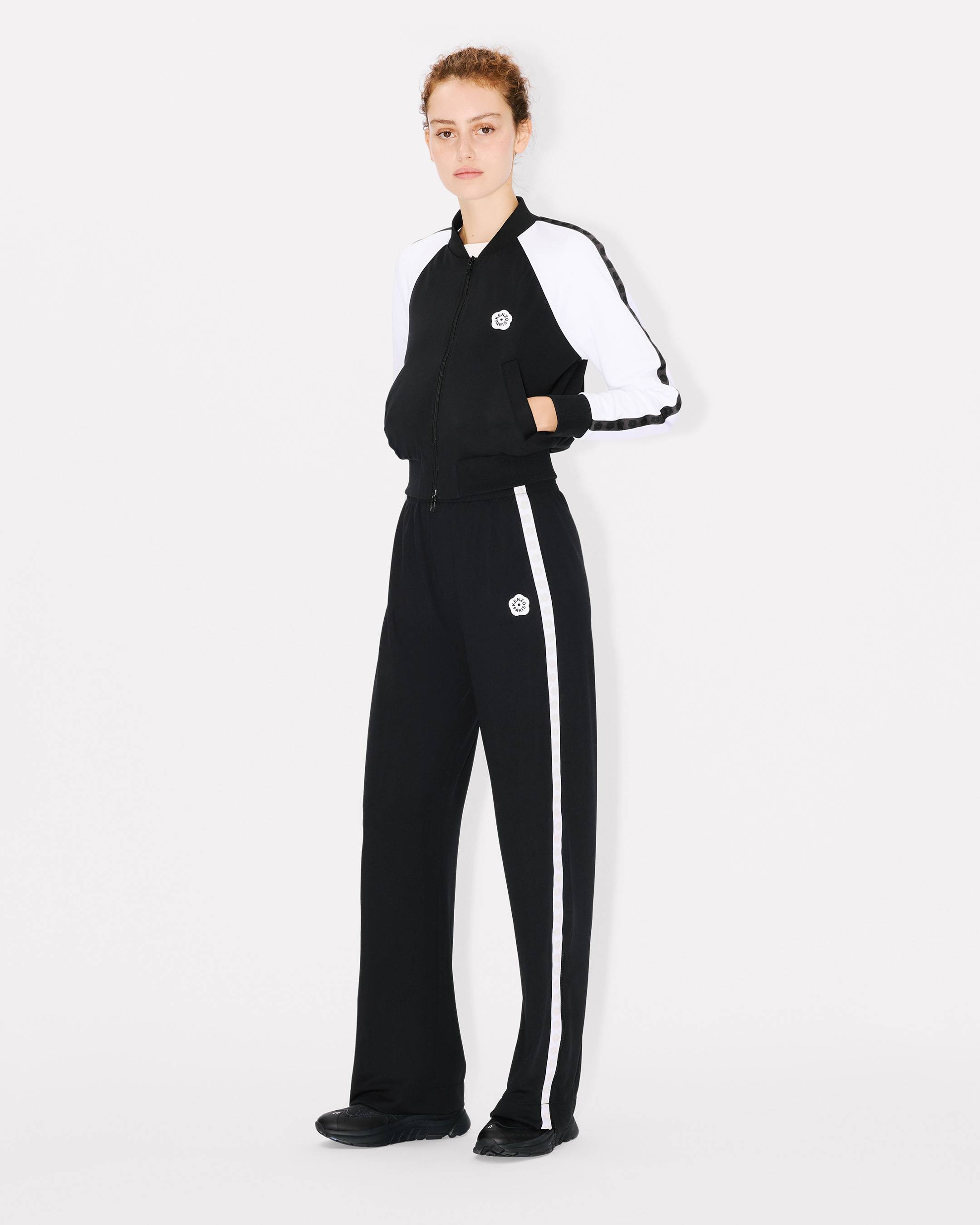 'Boke Flower 2.0' embroidered souvenir jacket