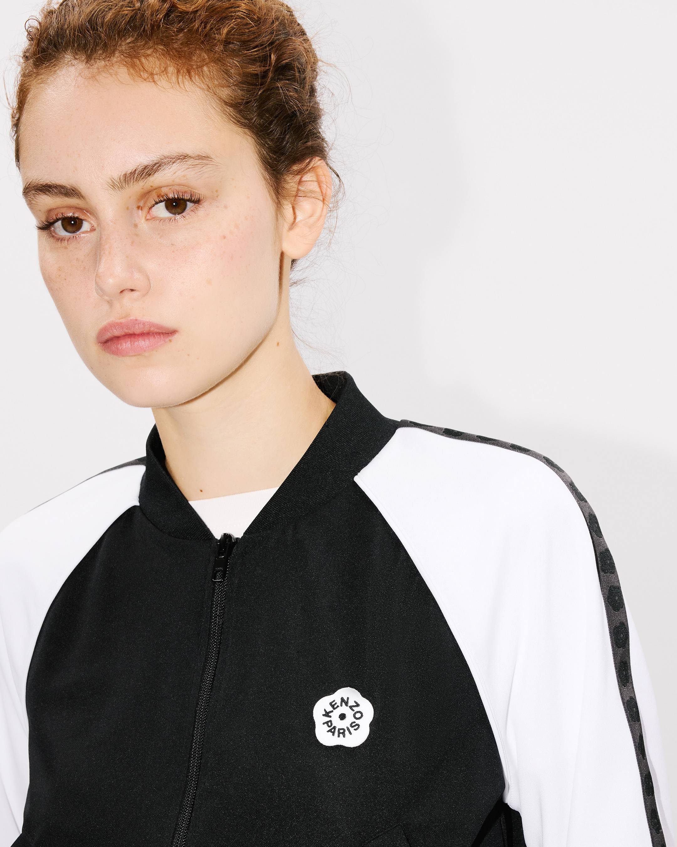 'Boke Flower 2.0' embroidered souvenir jacket