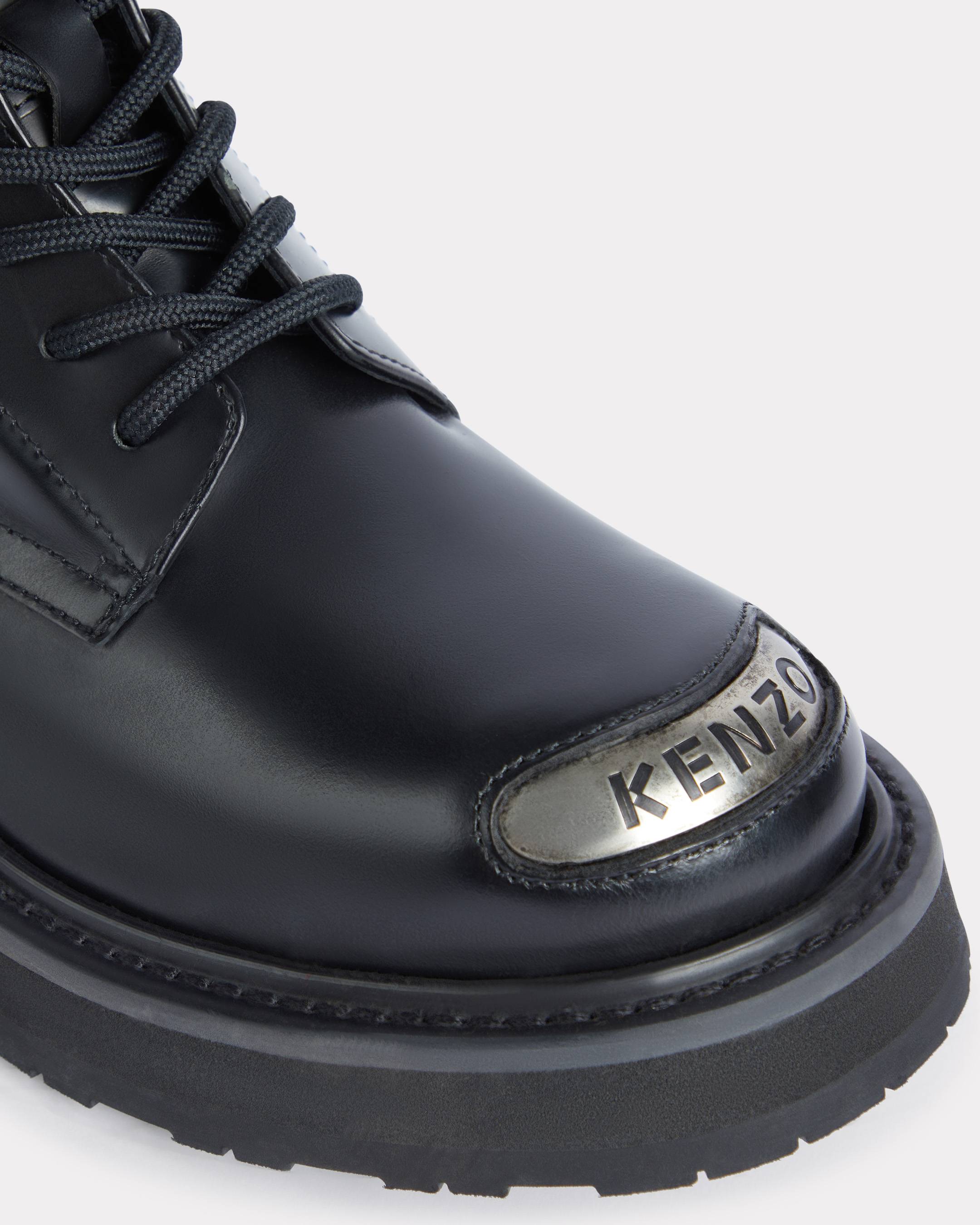 Kenzosmileレースアップブーツ KENZOSMILE' レースアップ レザー ブーツ | KENZO