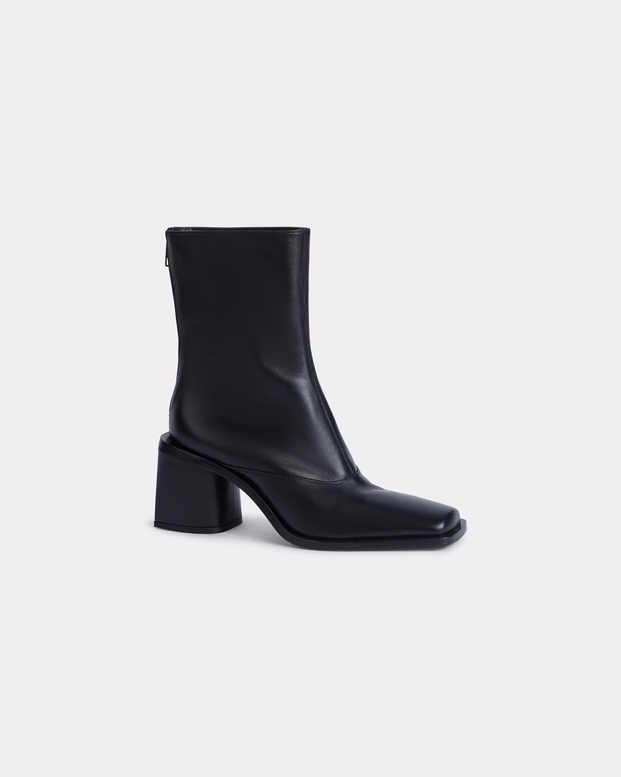 KENZO ' Kimi' Ankle Boots , Woman, Black, Size 38, Leather EU