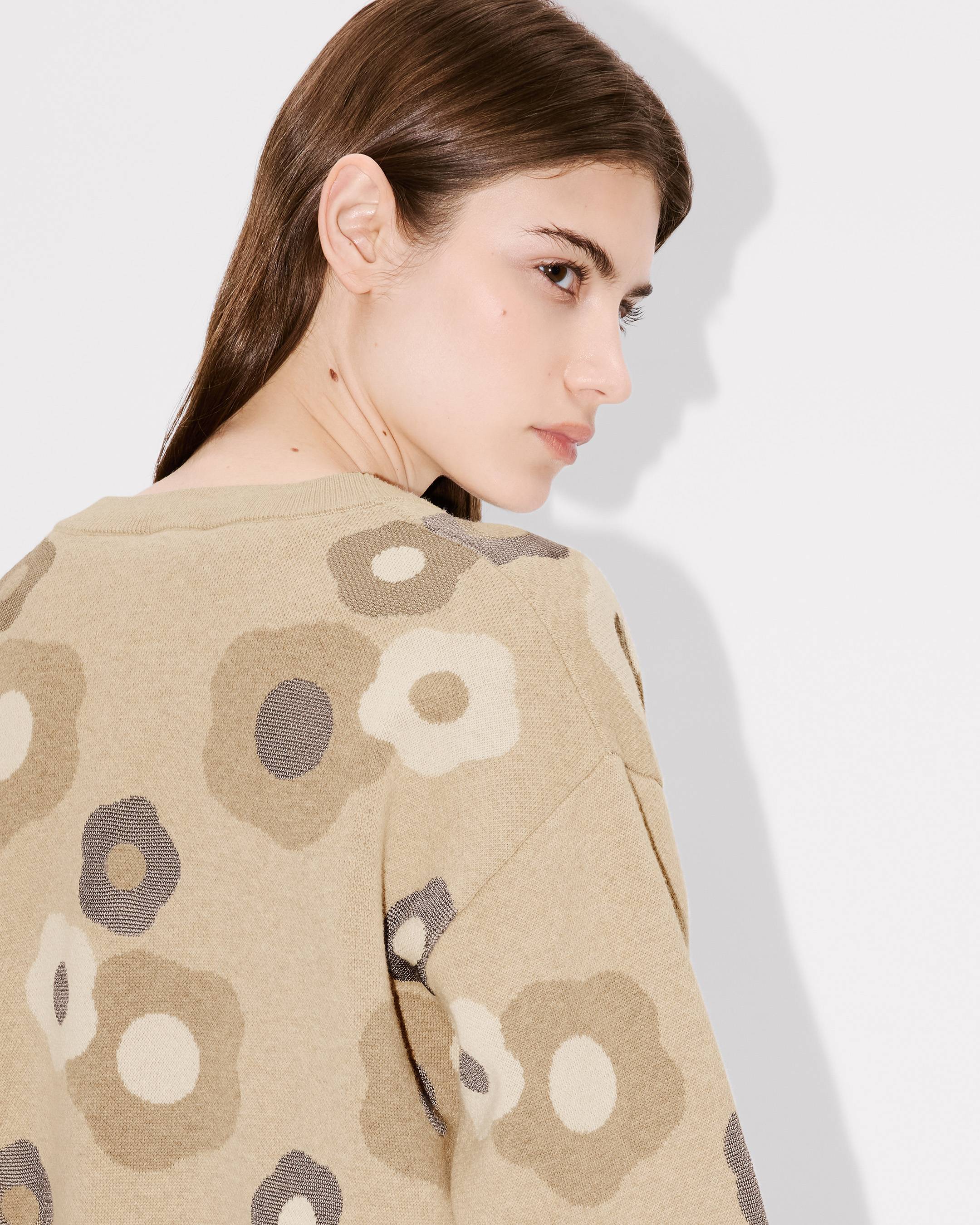 Cardigan in misto lana cotone con ricamo'Hana Dots'