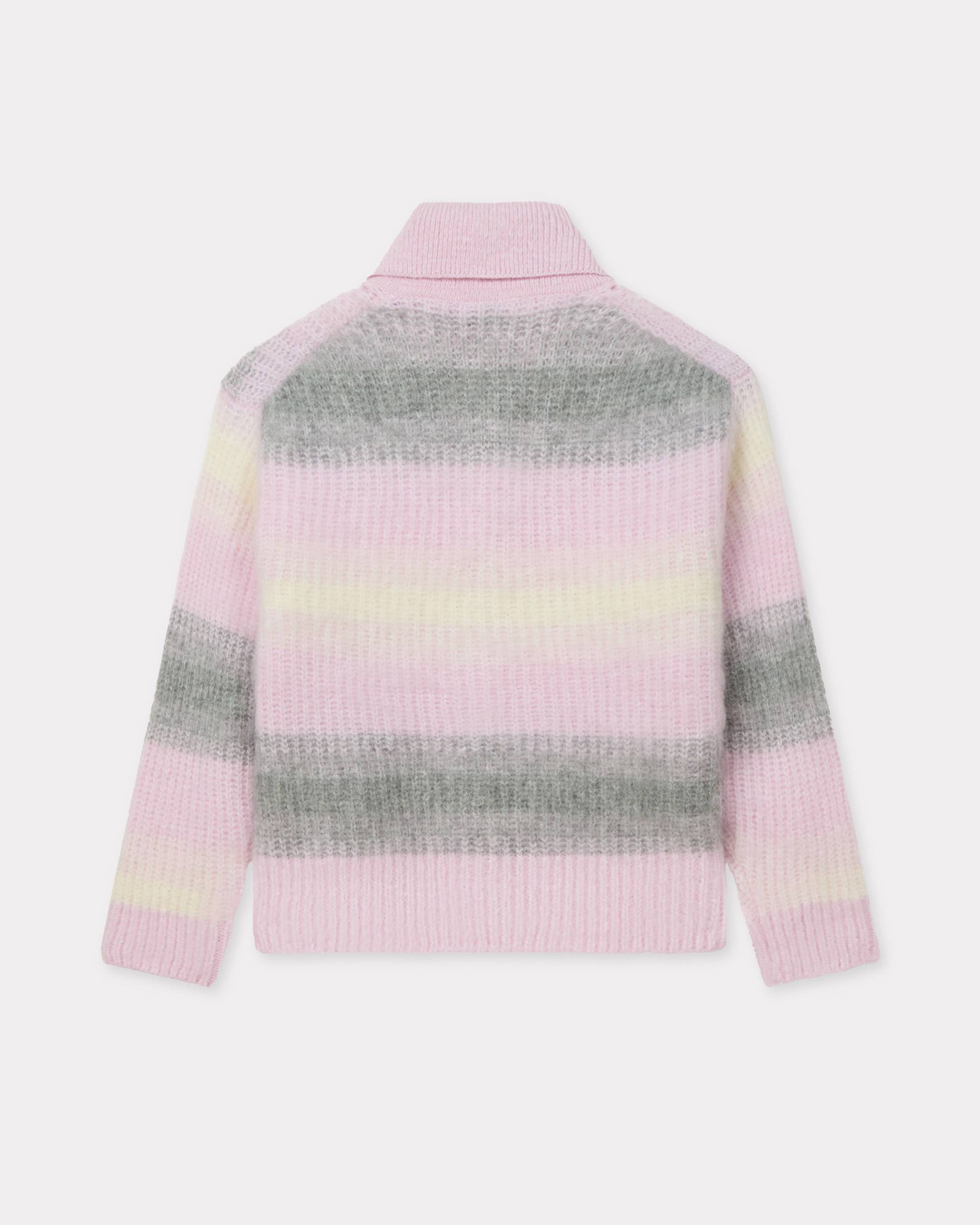 KENZO Speed Stripe' へアリー ニット カーディガン