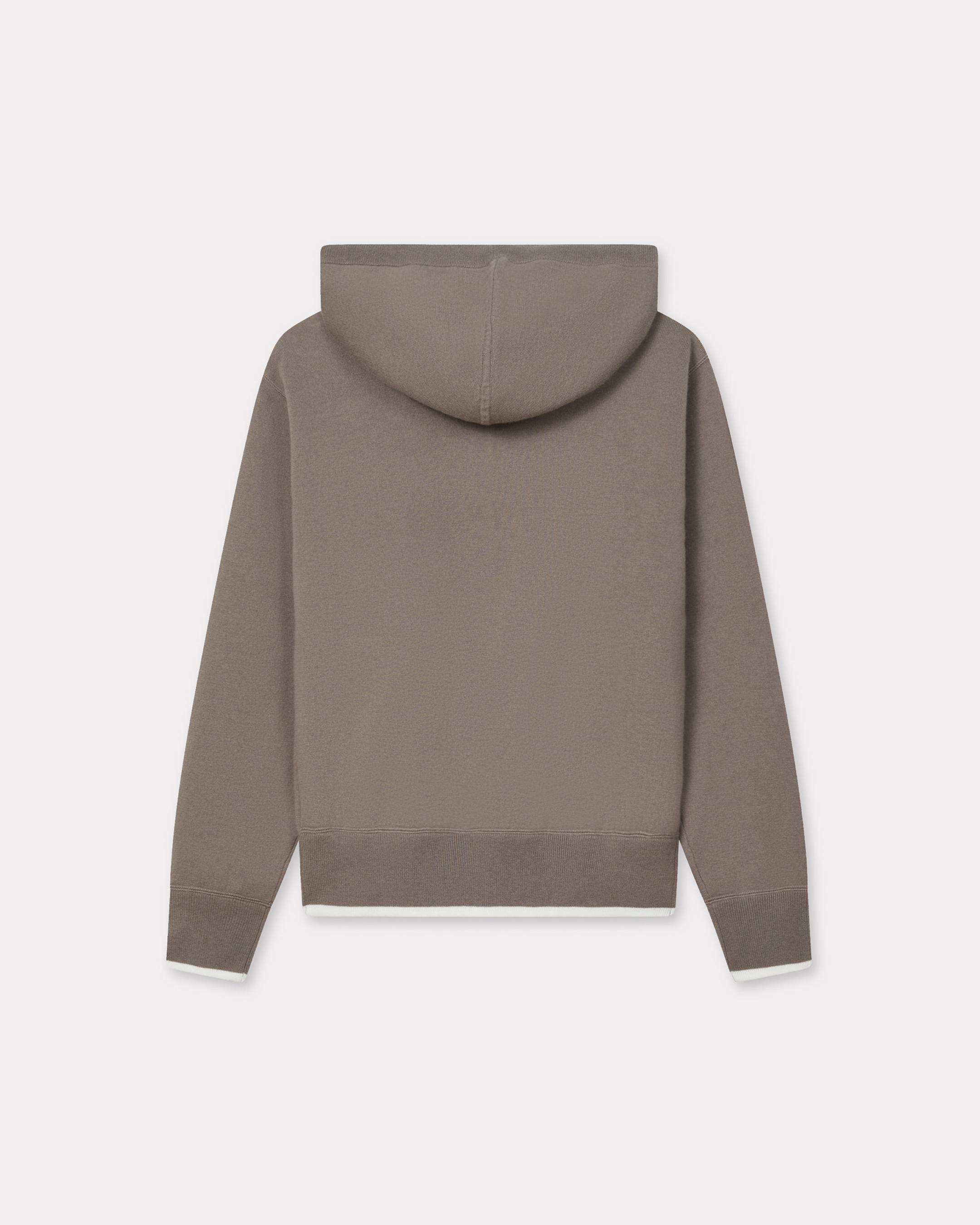 Boke Flower 2.0' embroidered zip-up hoodie in cotton and
