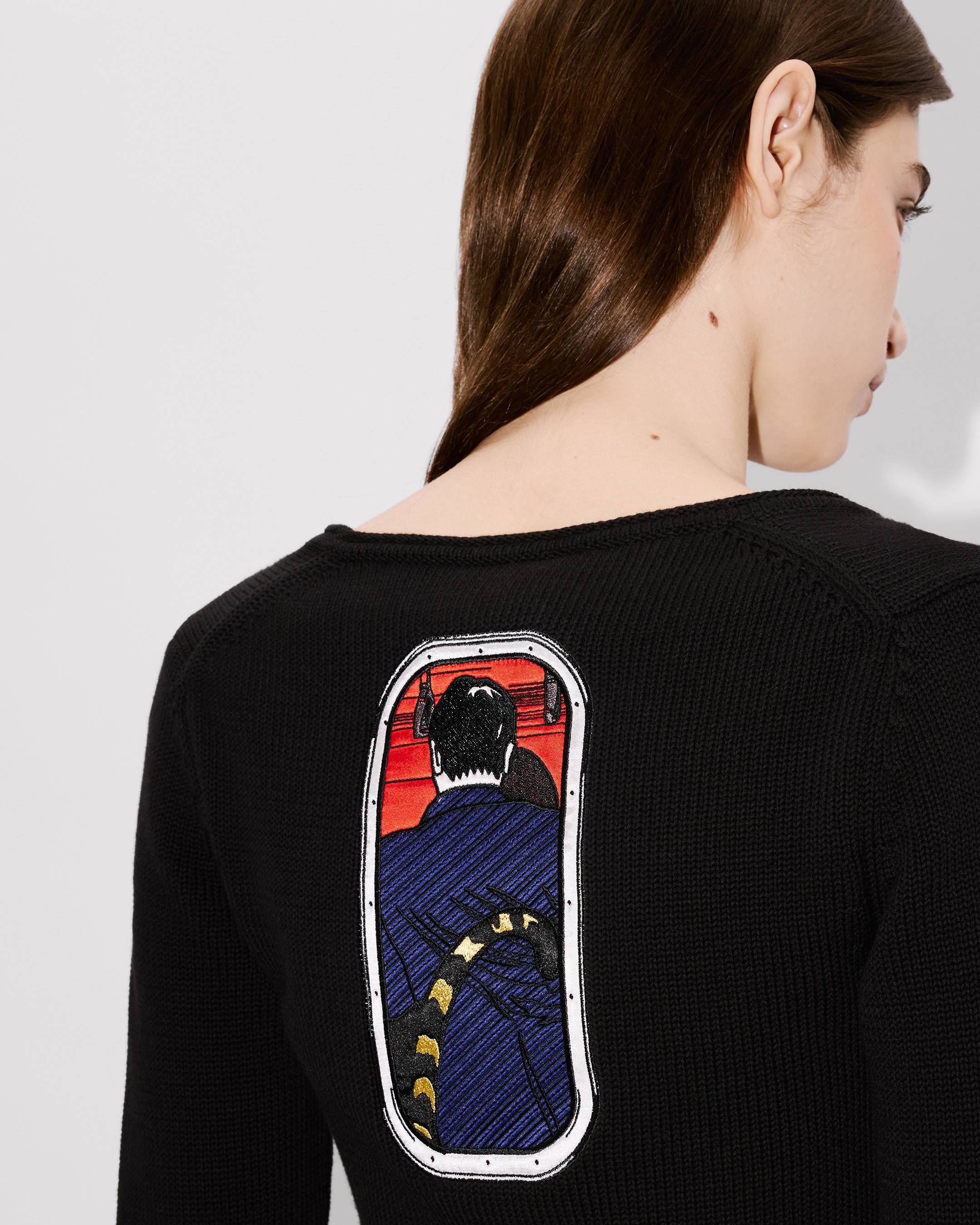 'KENZO City' embroidered cardigan in cotton