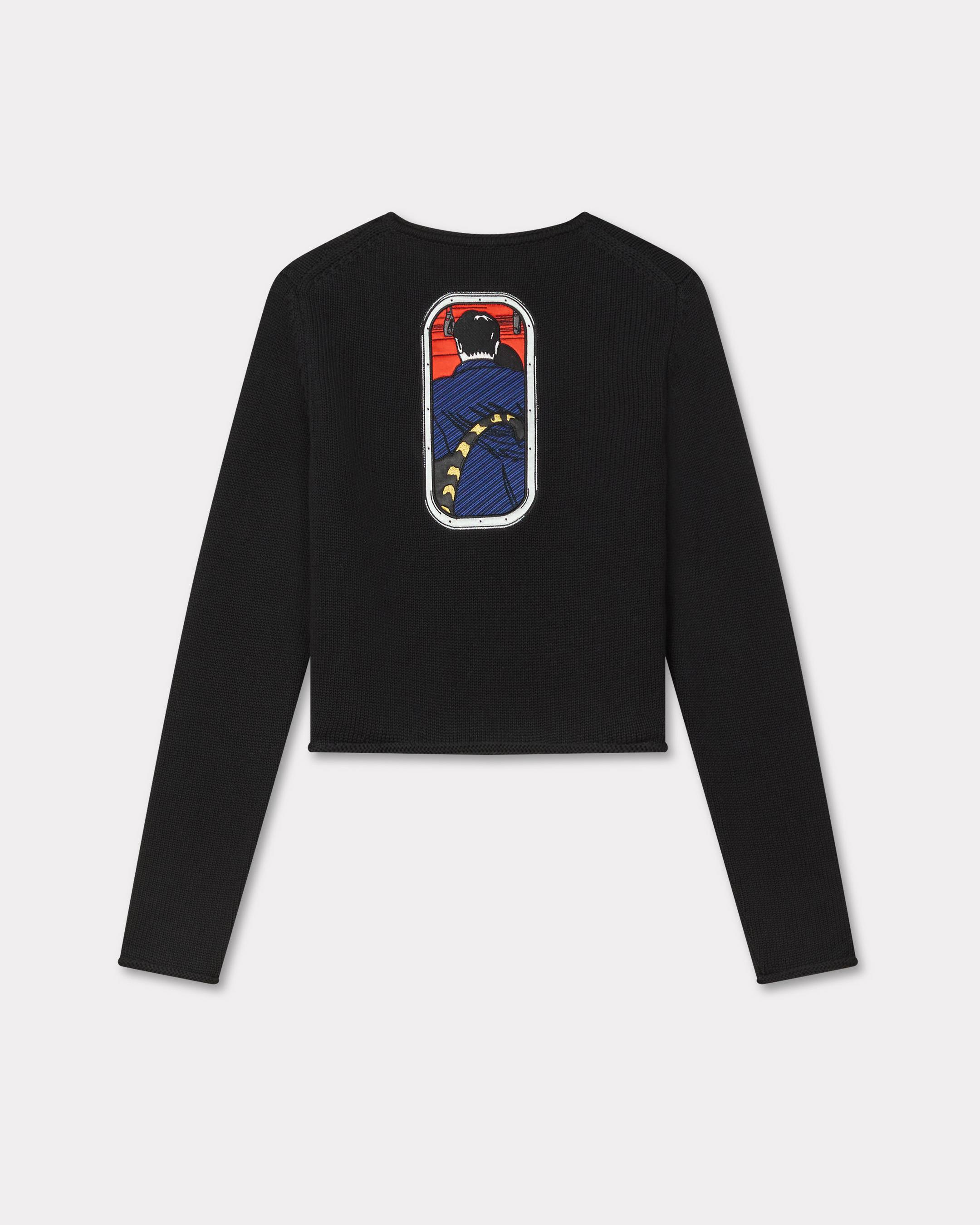 'KENZO City' embroidered cardigan in cotton
