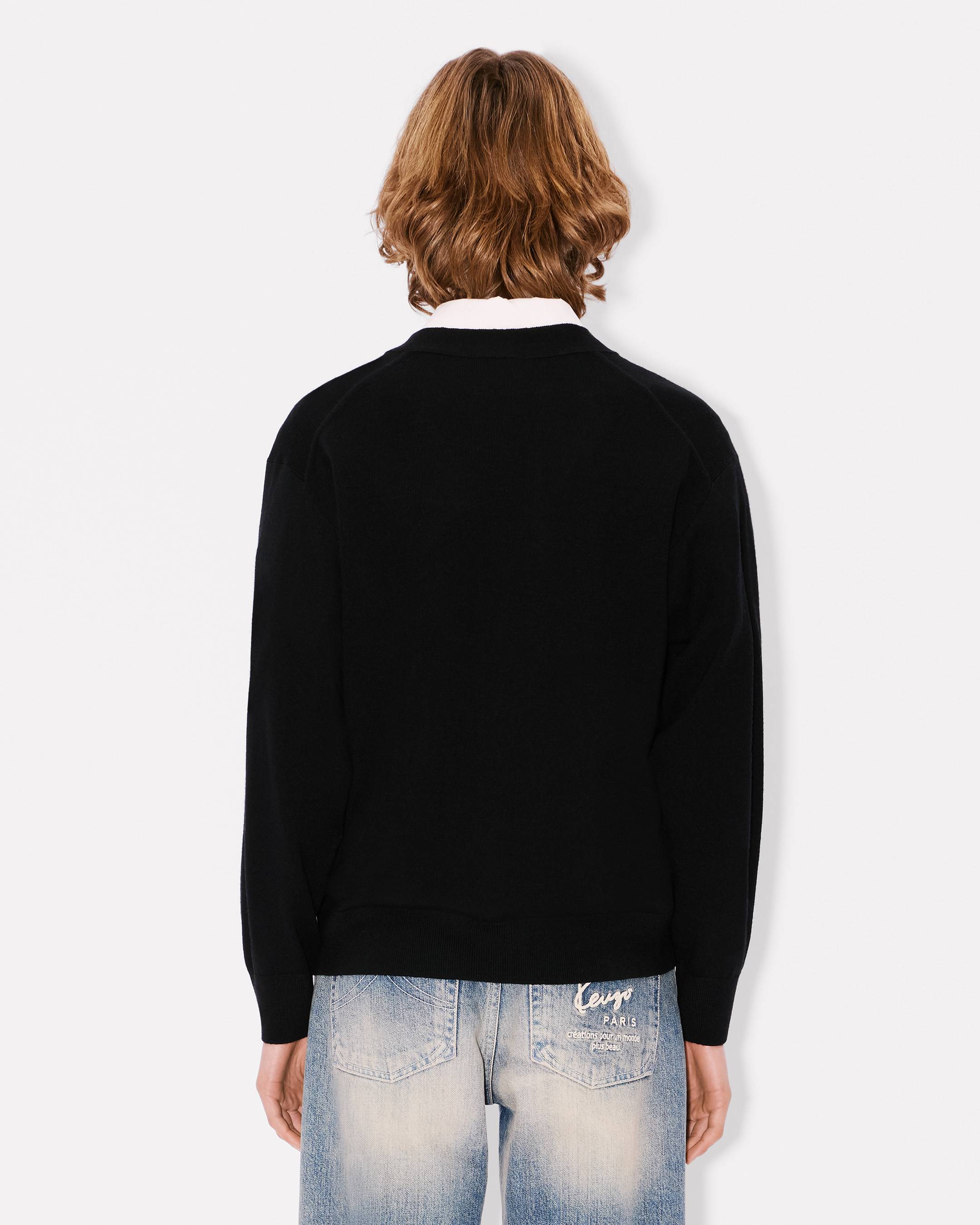 Cardigan brodé 'Boke Flower' en laine mérinos