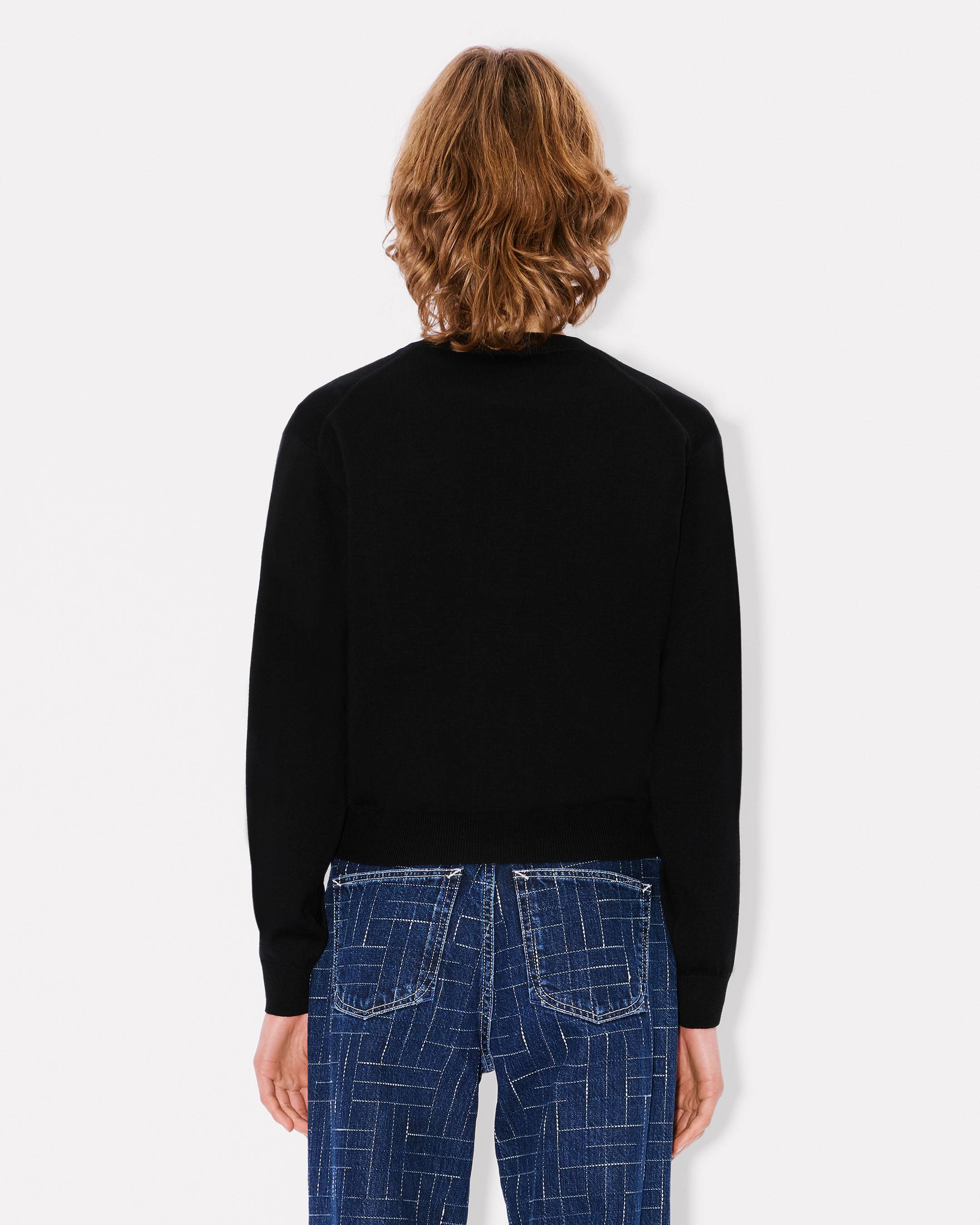 Cardigan brodé 'Boke Flower' en laine mérinos
