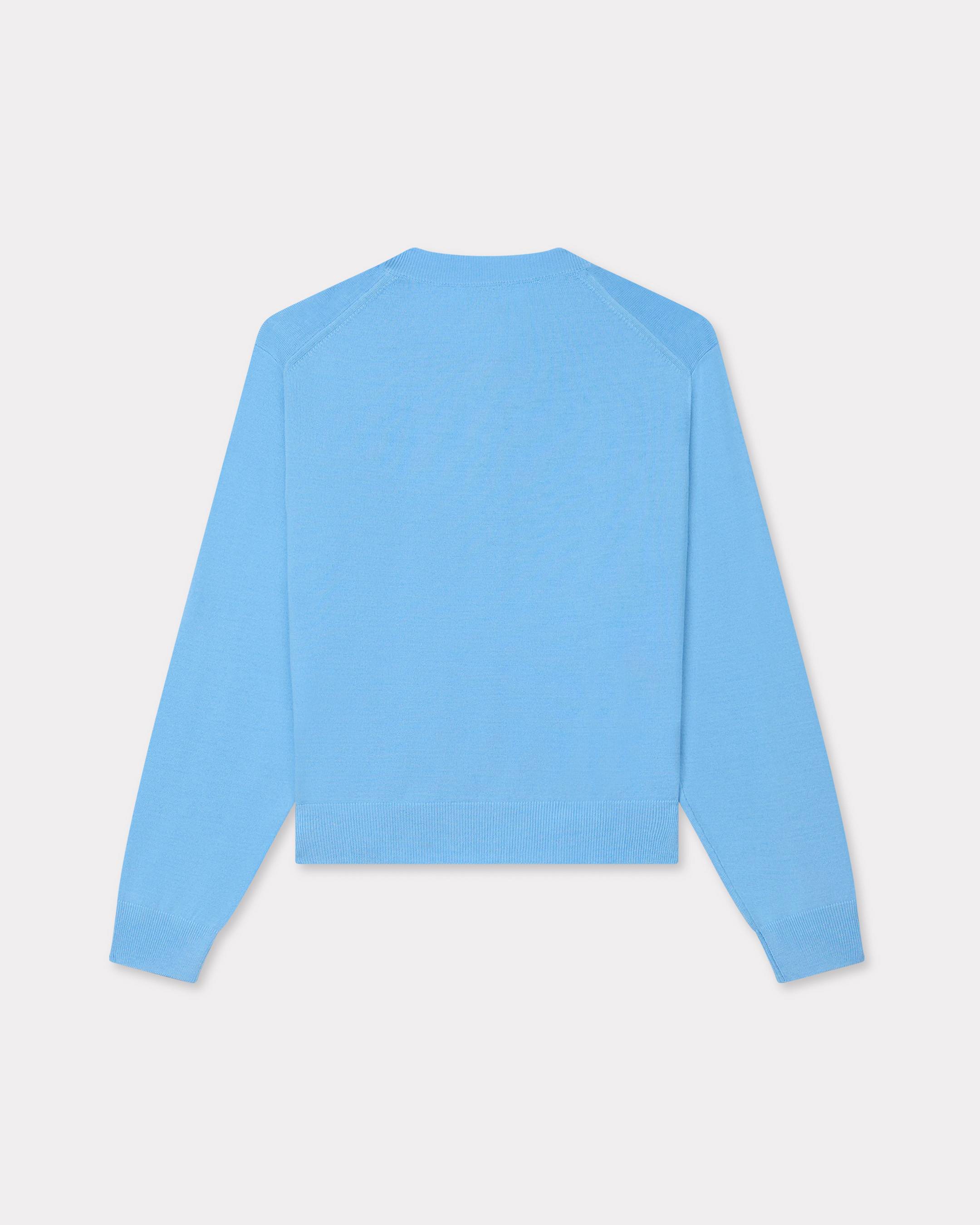 'Boke Flower' embroidered cardigan in Merino wool