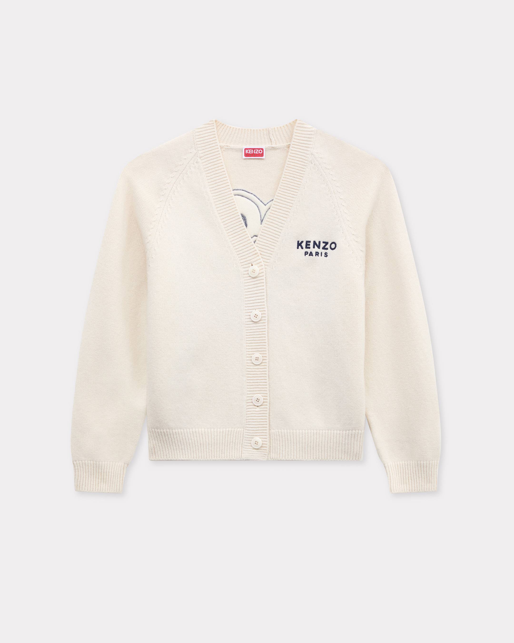 Boke Flower' embroidered cardigan in wool | Women's | KENZO