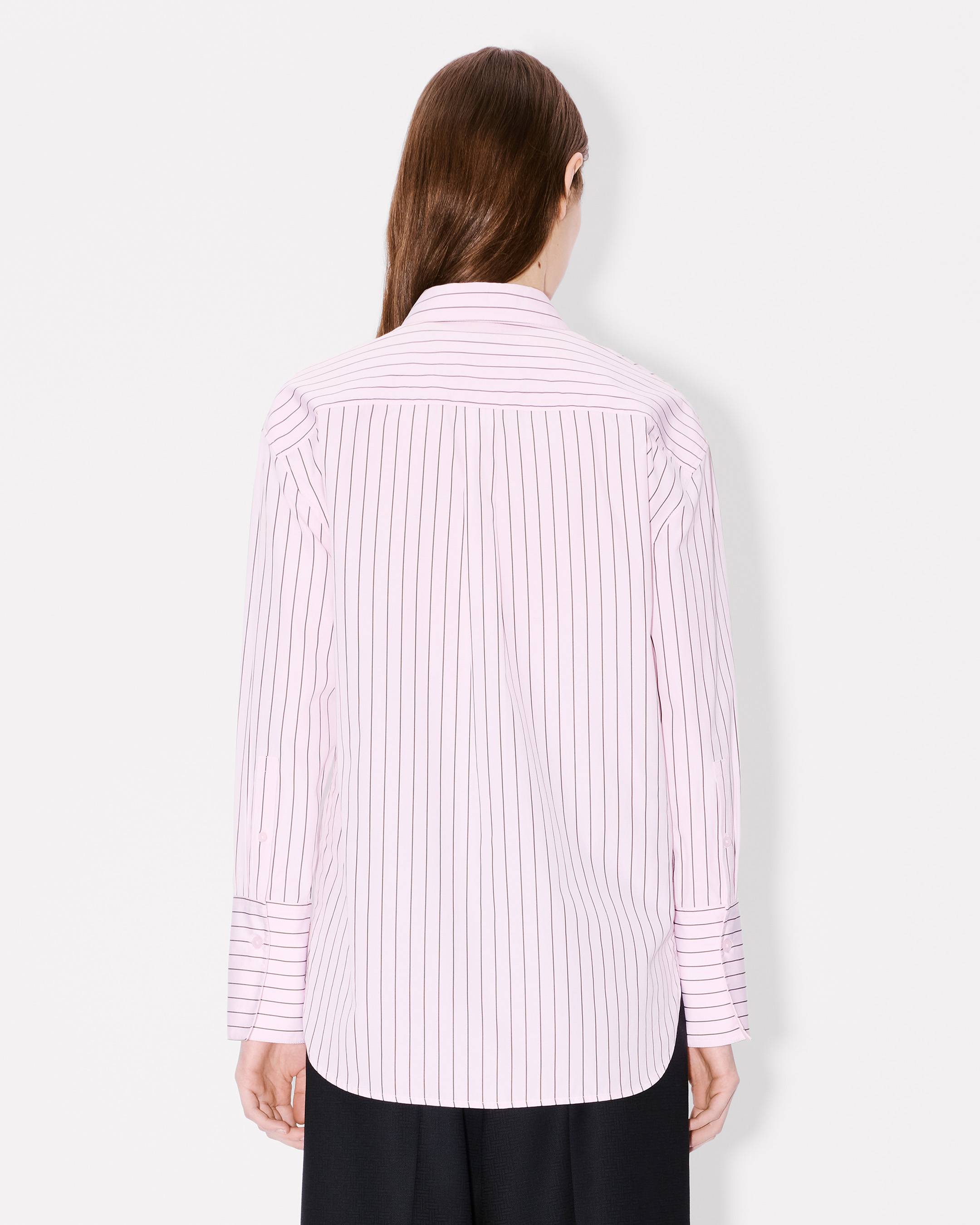 'Boke Flower' pin shirt in cotton poplin
