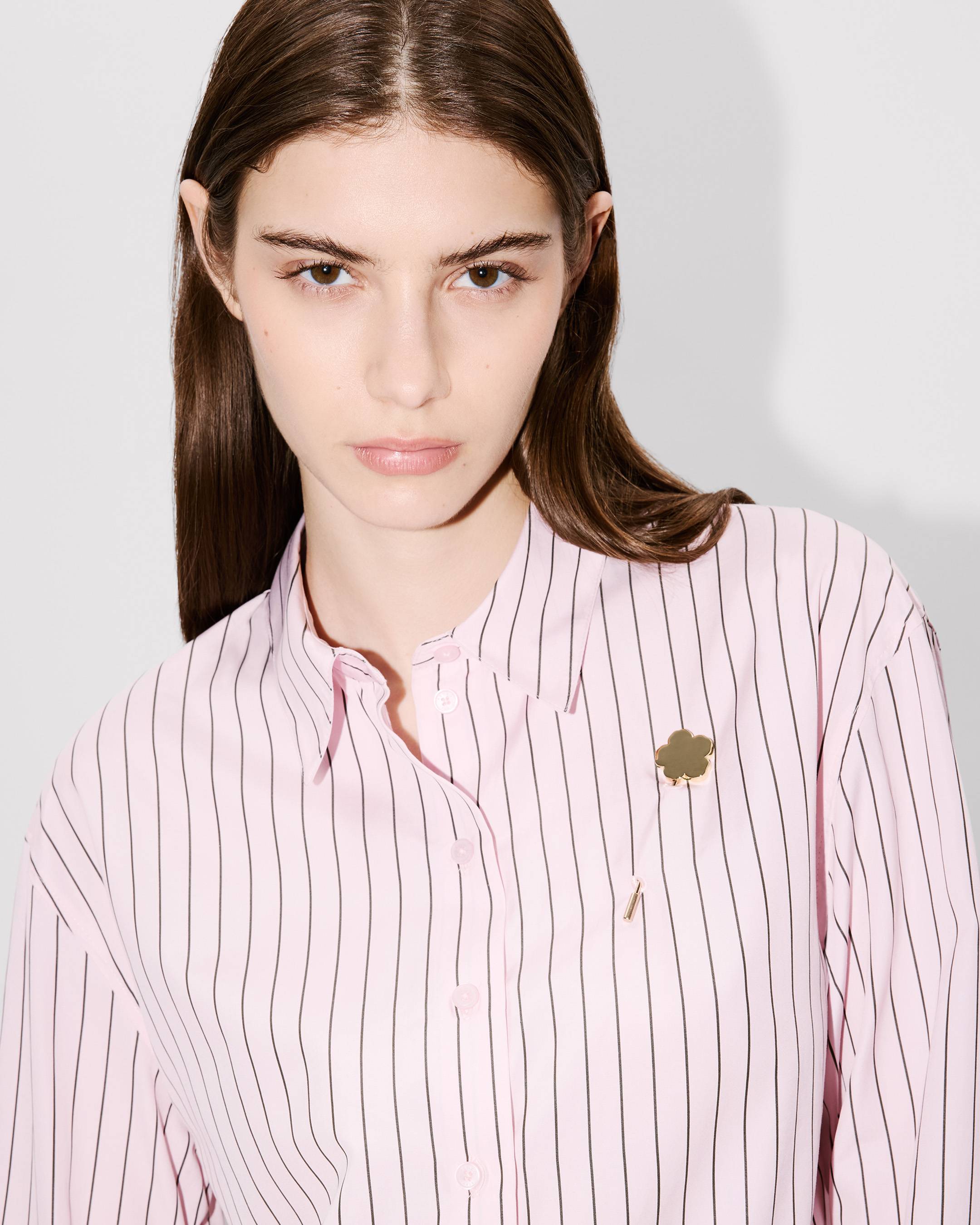 Boke Flower' pin shirt in cotton poplin | Women's | KENZO