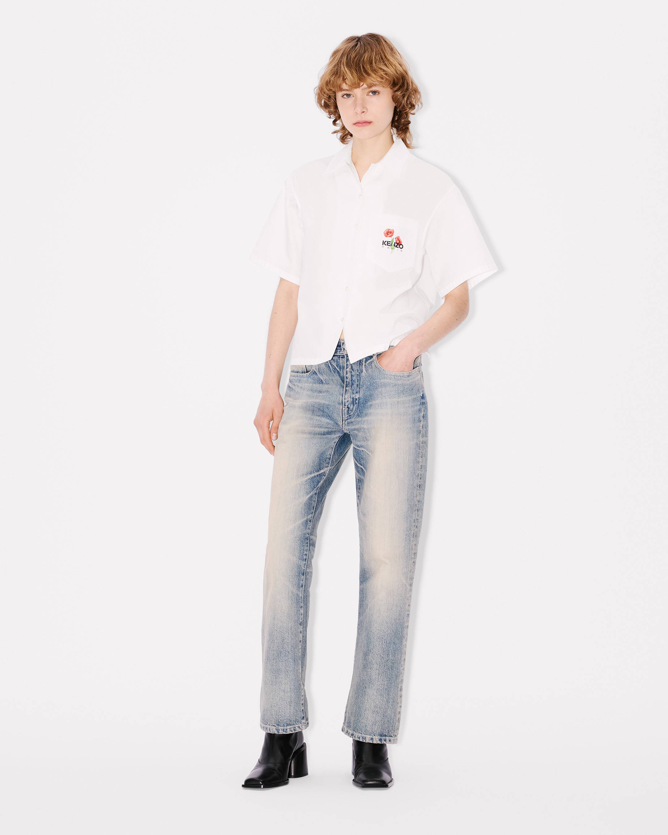 KENZO Archive Bouquet' hawaiian shirt in cotton poplin