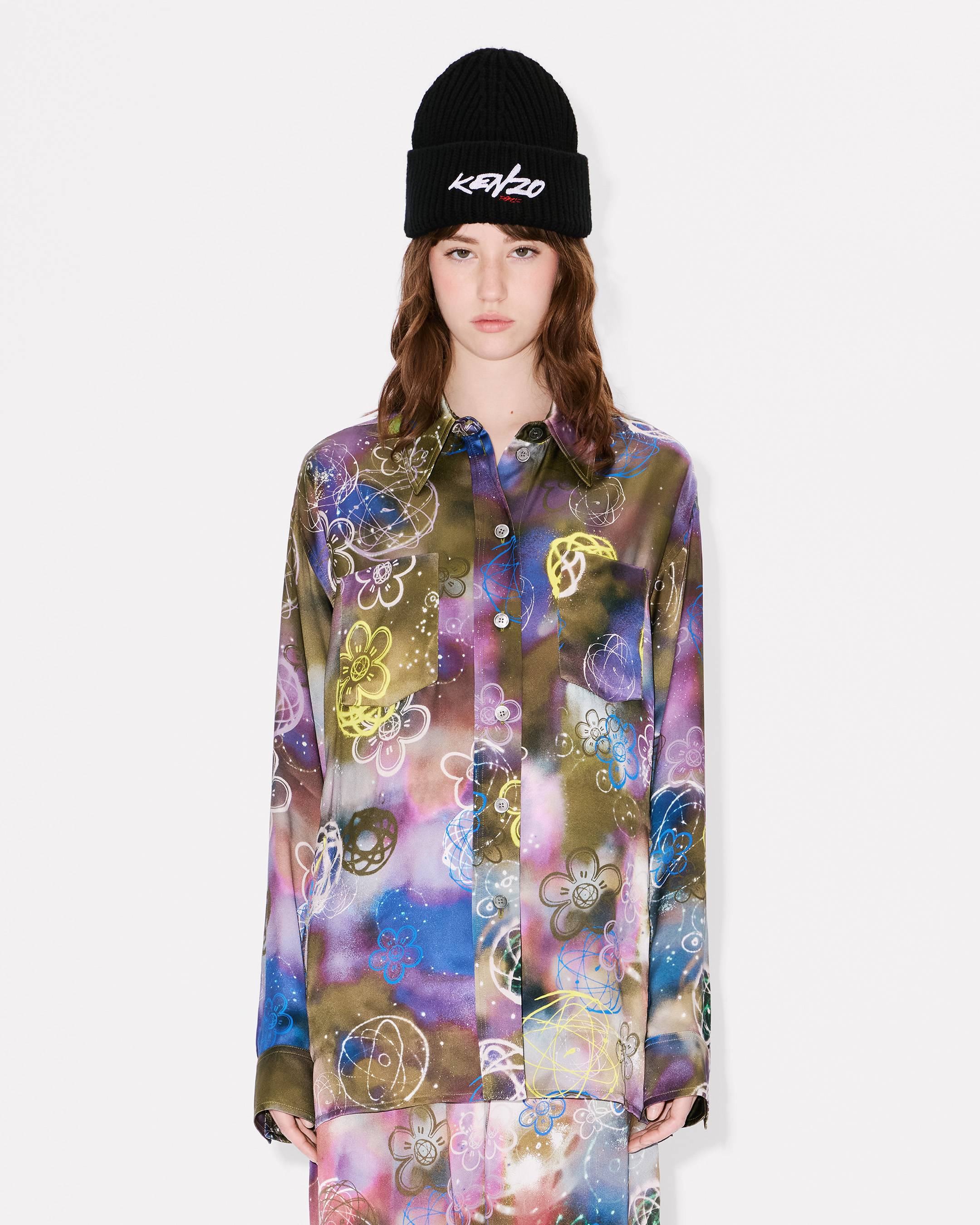 'Kenzo x Futura 2000' workwear shirt in silk