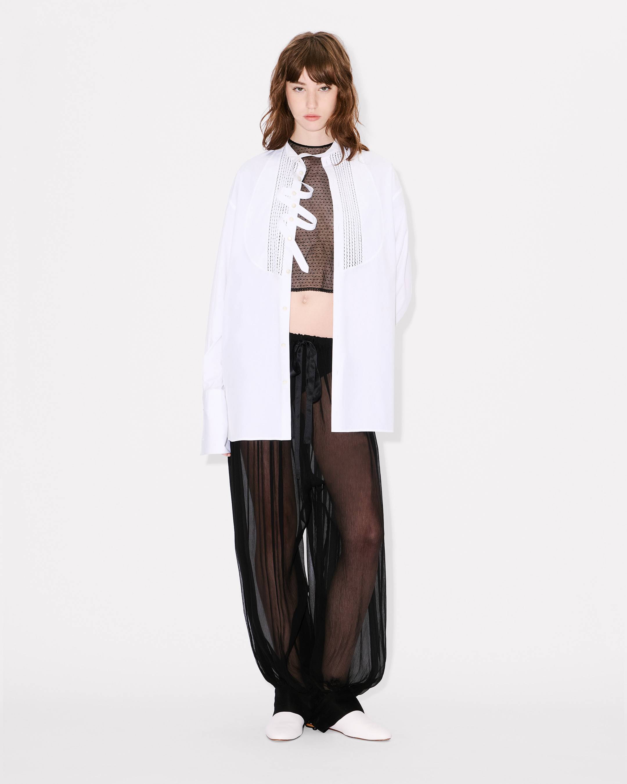 Oversized shirt cotton poplin