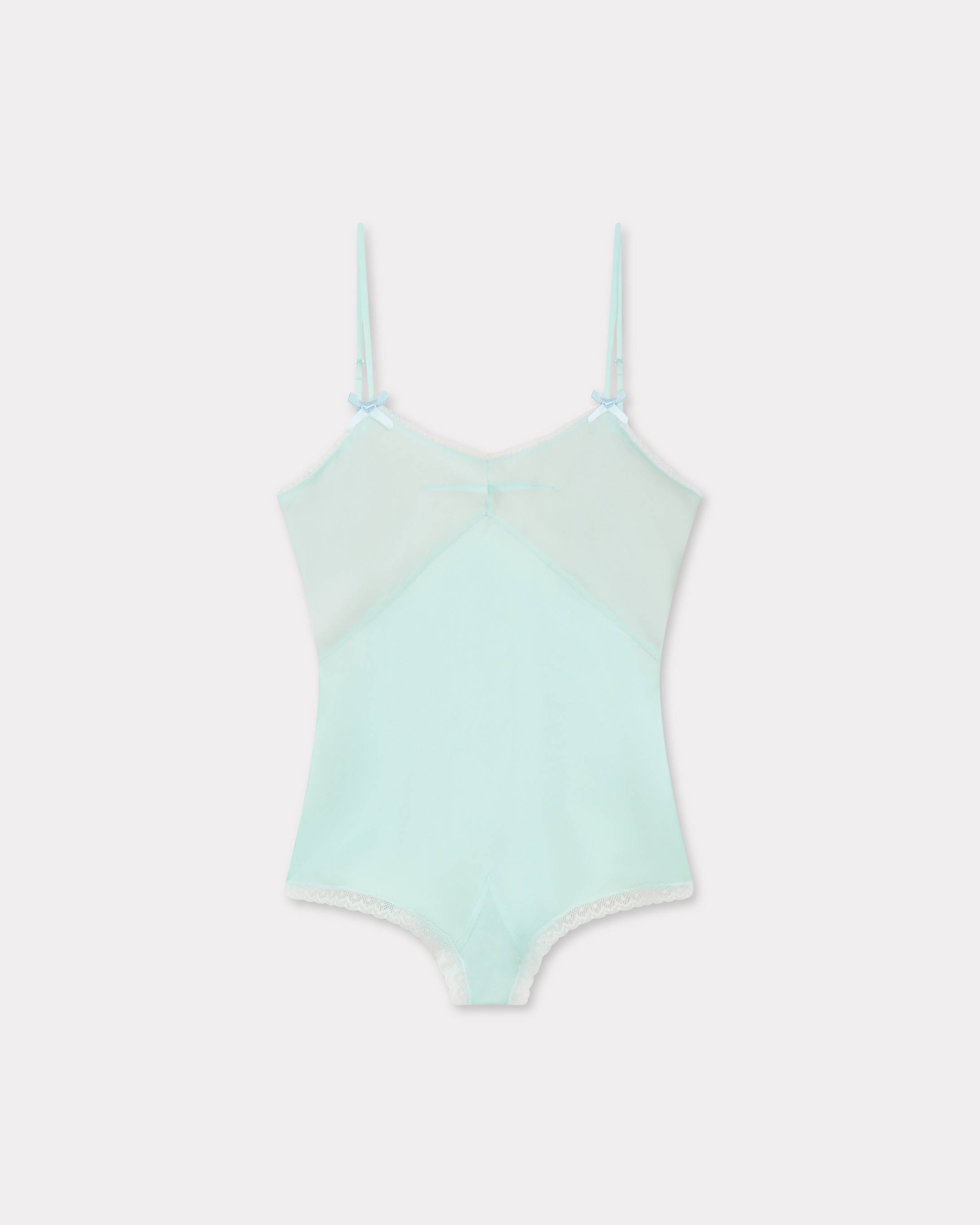 KENZO Jumpsuit In Silk, Aqua, Womens , M