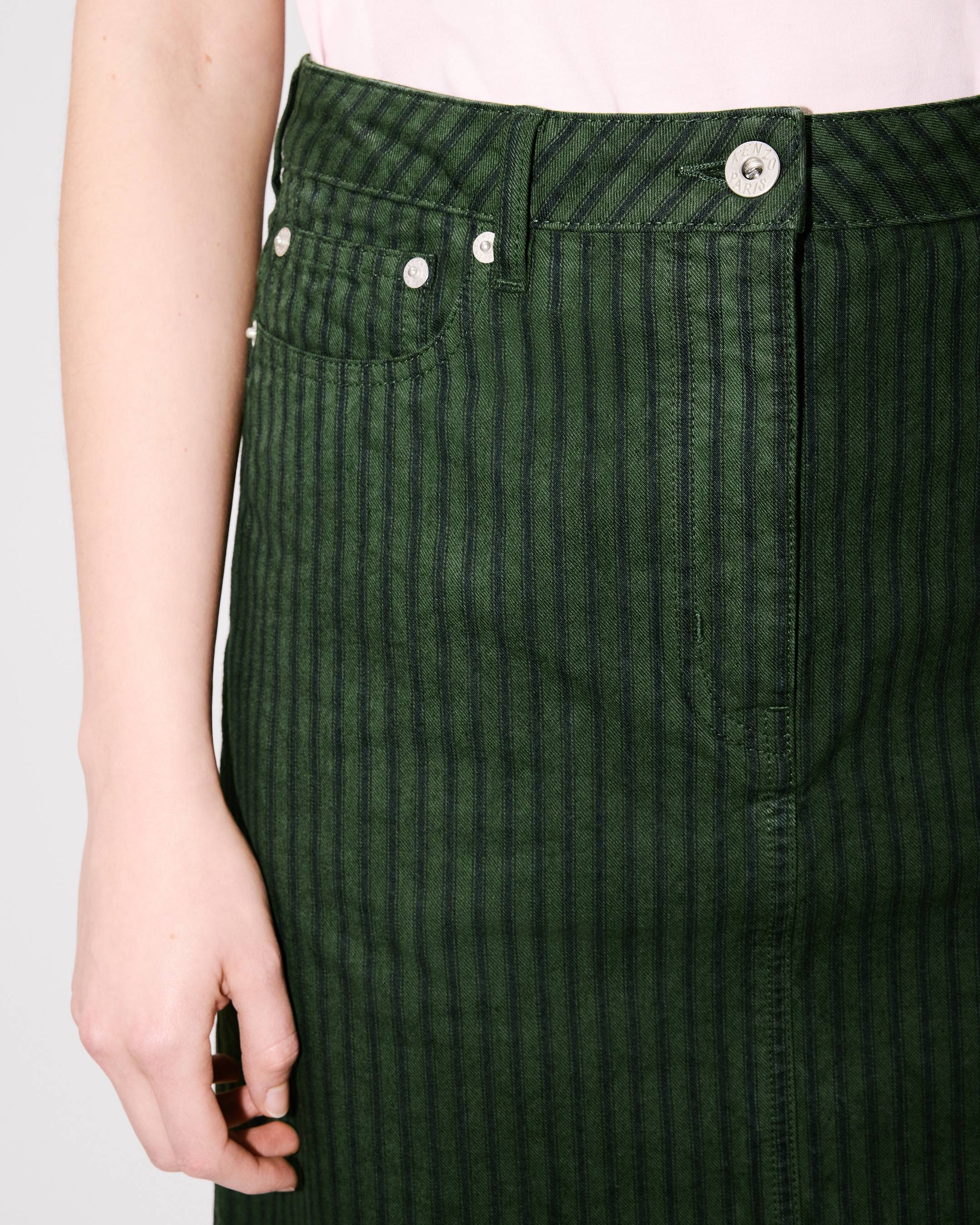 KENZO Coast Lines' skirt in Japanese denim | Women's | KENZO