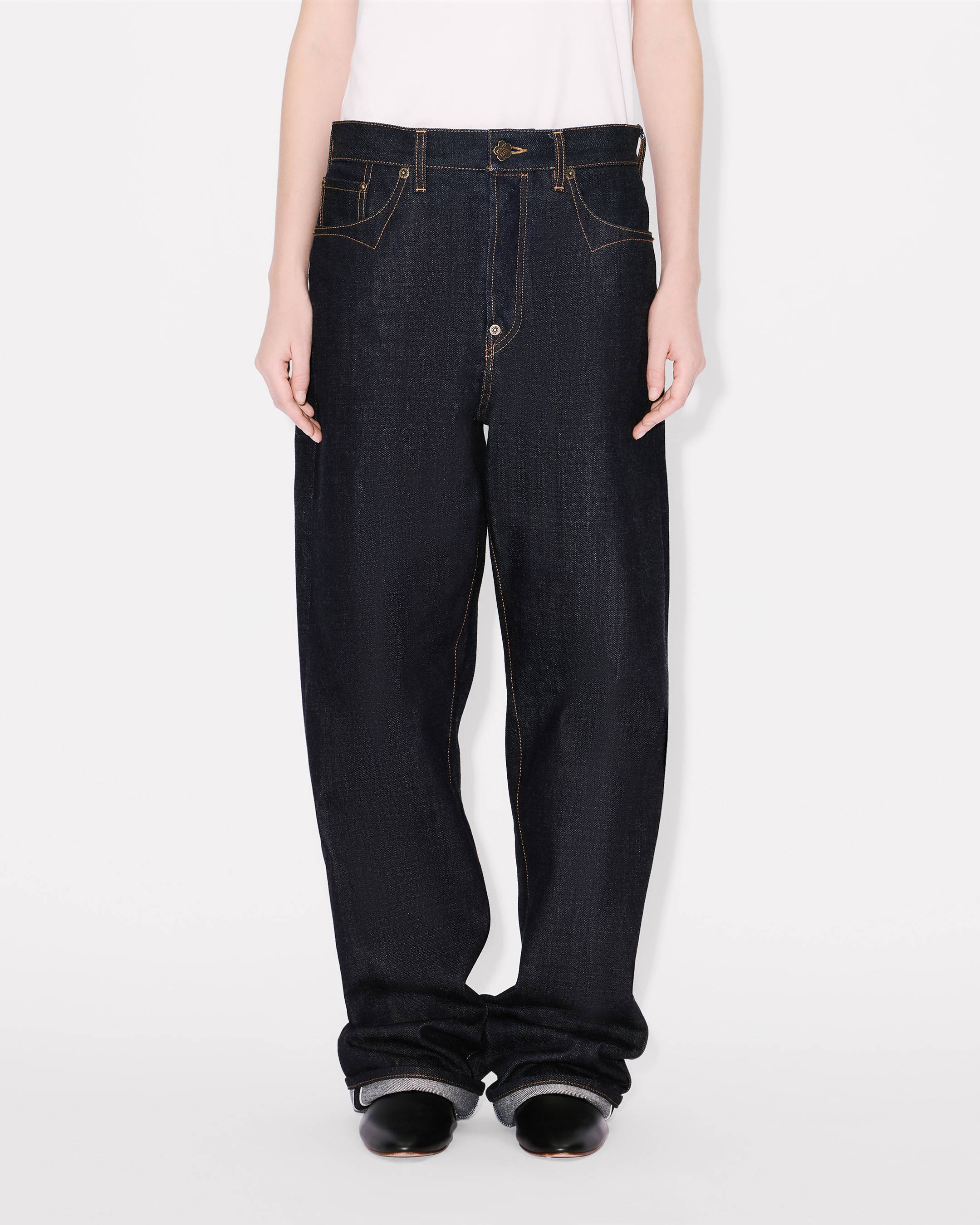 Low-waist jeans in japanese denim