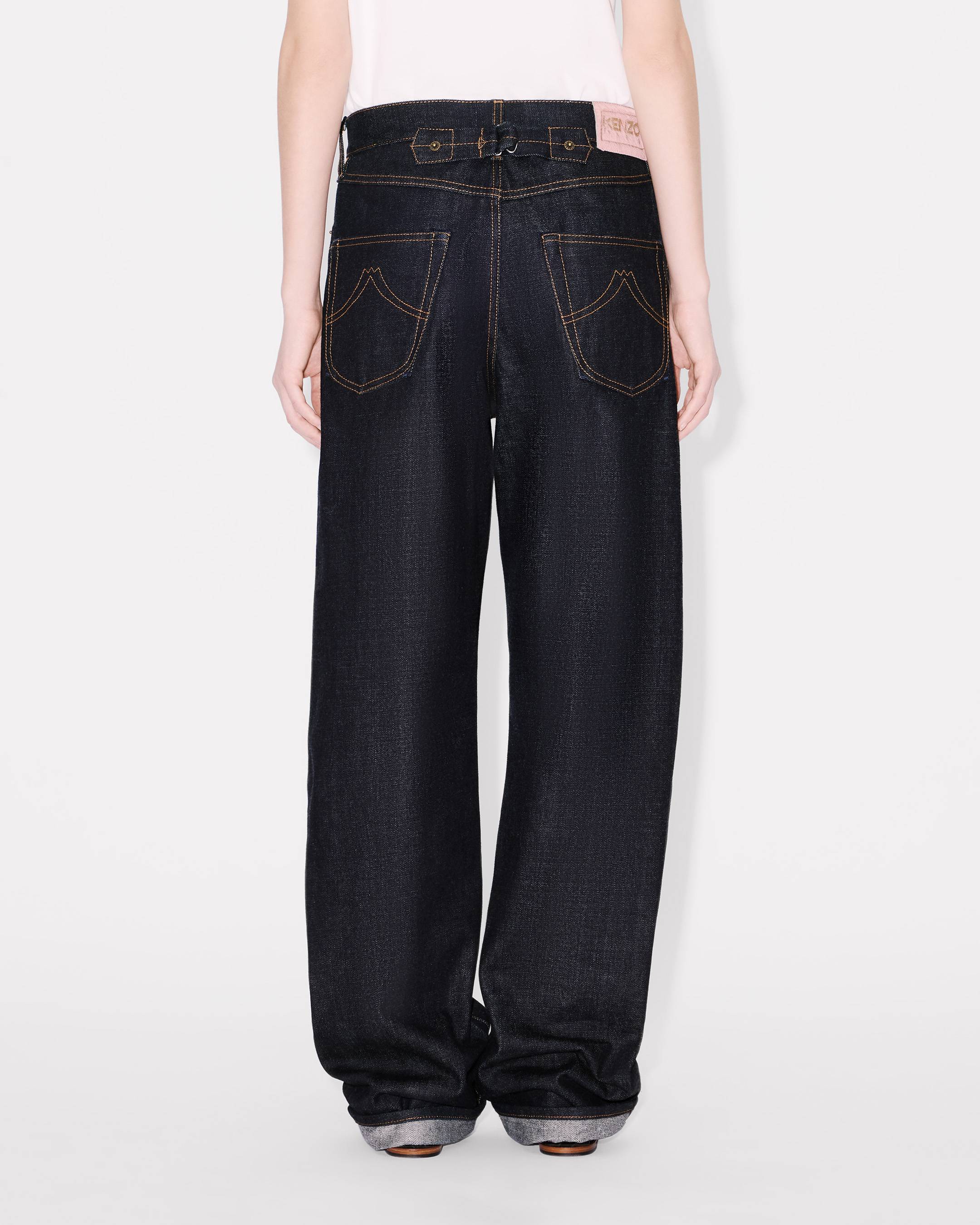 Low-waist jeans in japanese denim