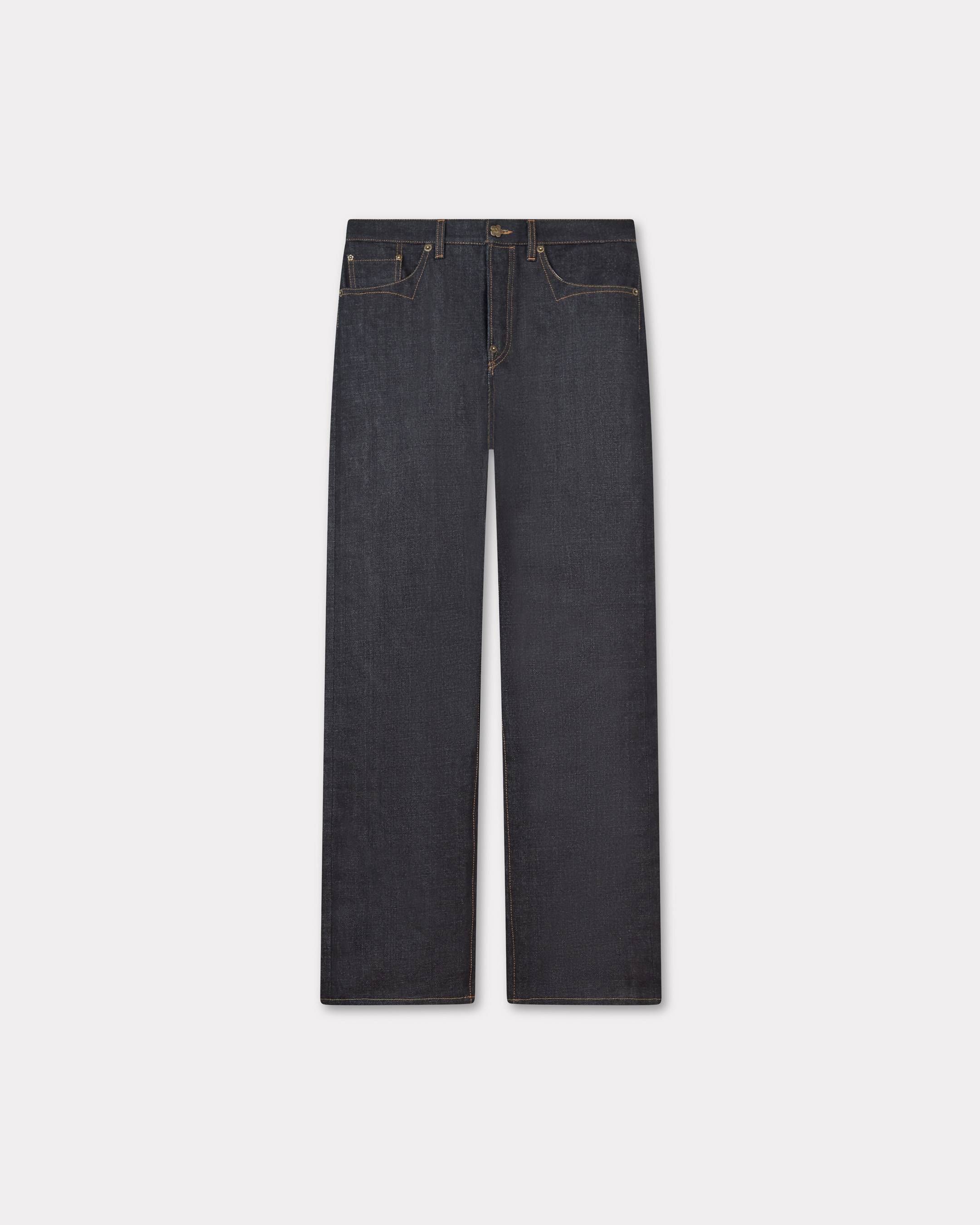 KENZO Low-waist Jeans In Japanese Denim Raw Blue Womens - Size 26