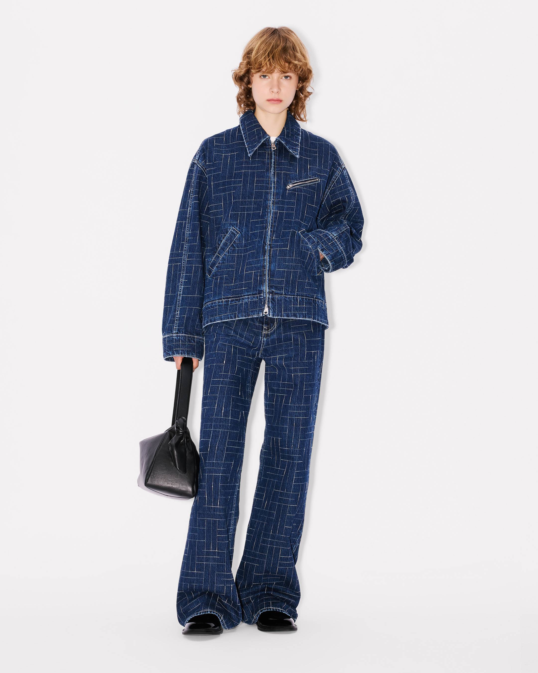 'KENZO Weave' workwear jacket Japanese denim