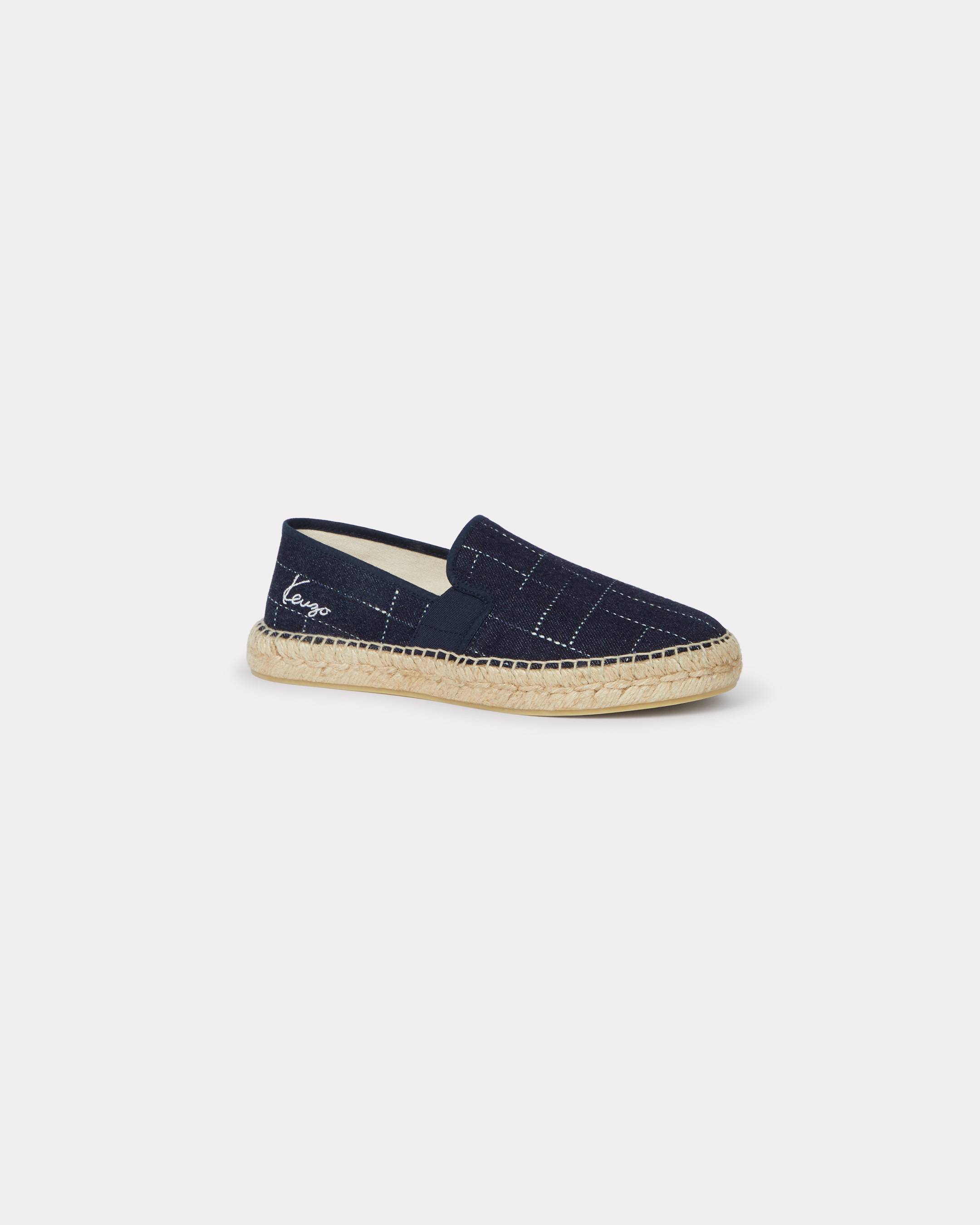KENZO Weave' デニム エスパドリーユ | KENZO