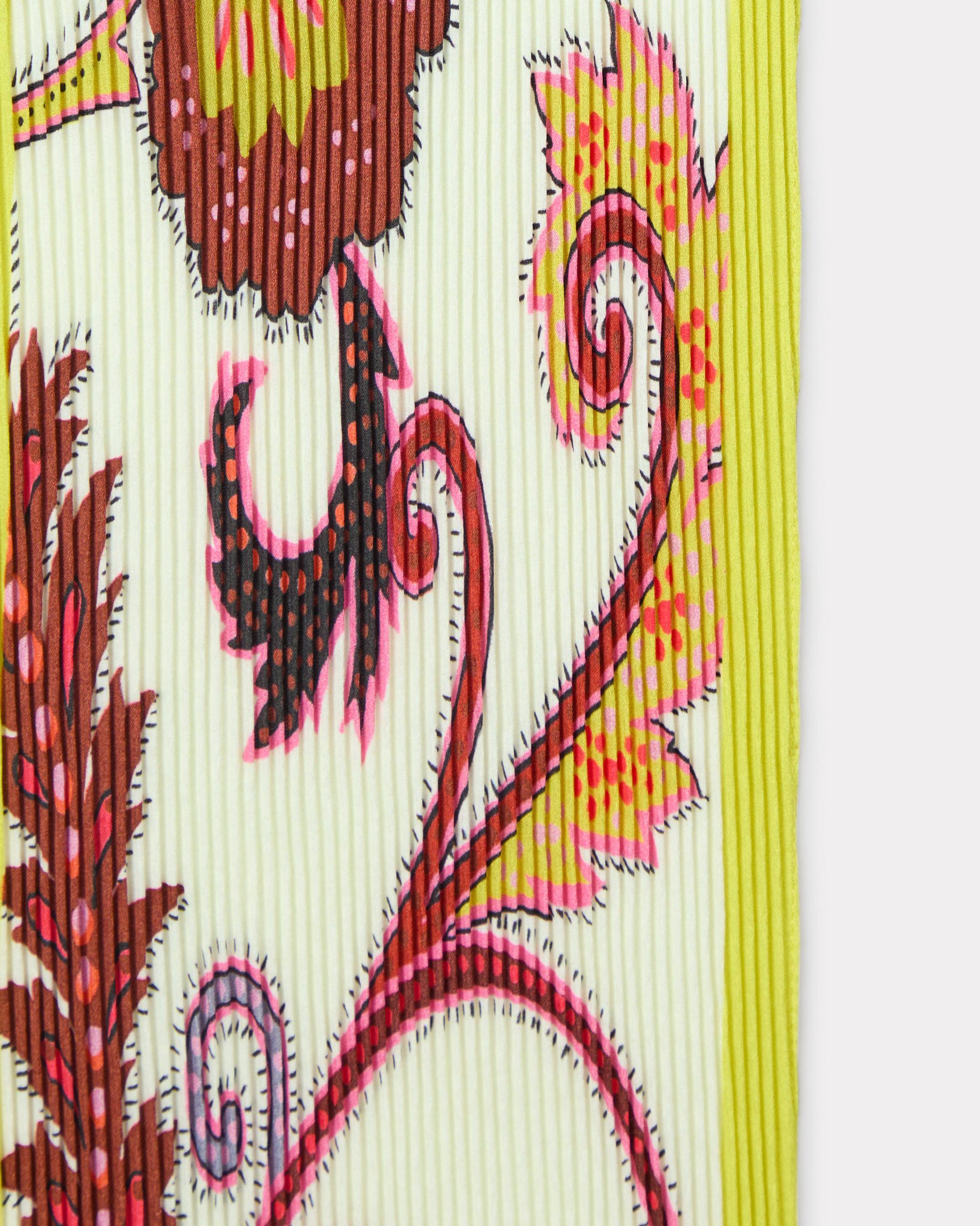 'KENZO Paisley' スモール プリーツ スカーフ