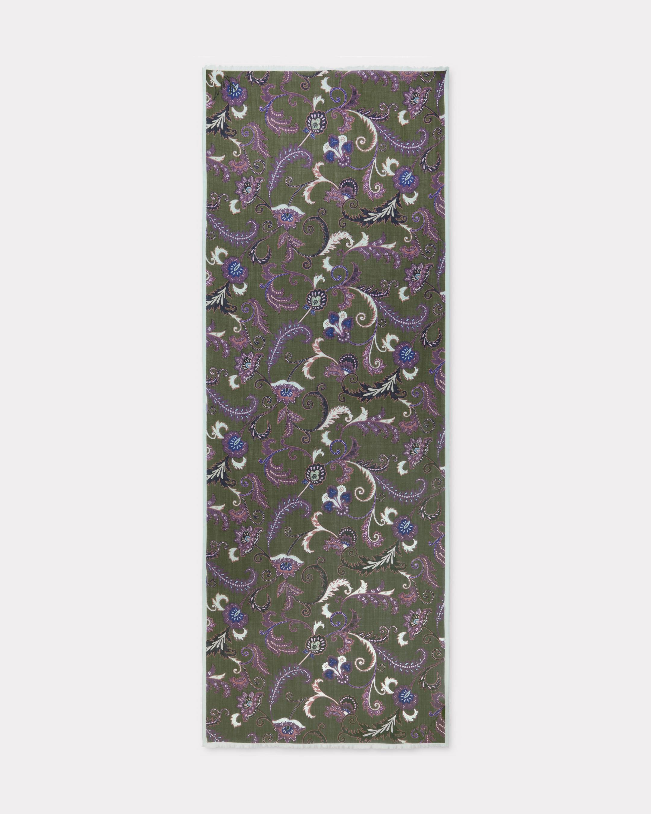 'KENZO Paisley' stole in light wool