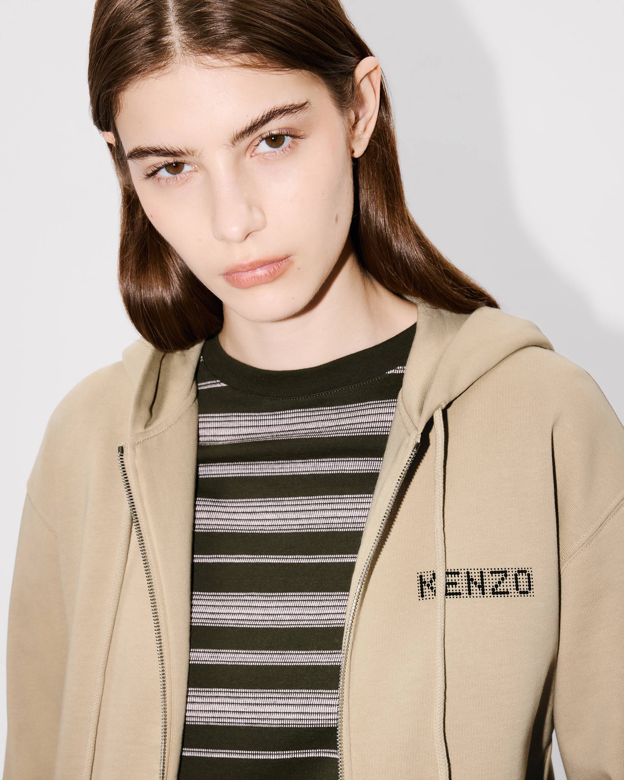 'KENZO City' zip-up hoodie in cotton