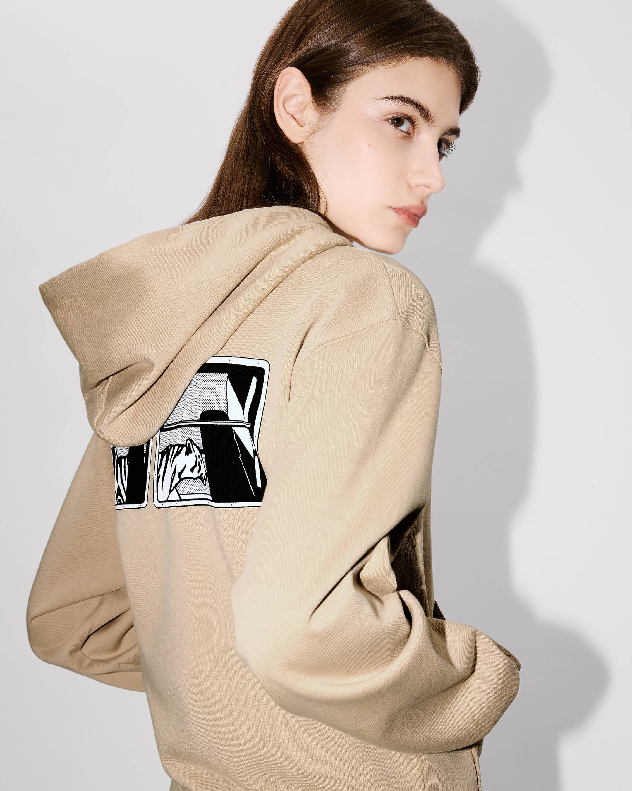 'KENZO City' zip-up hoodie in cotton