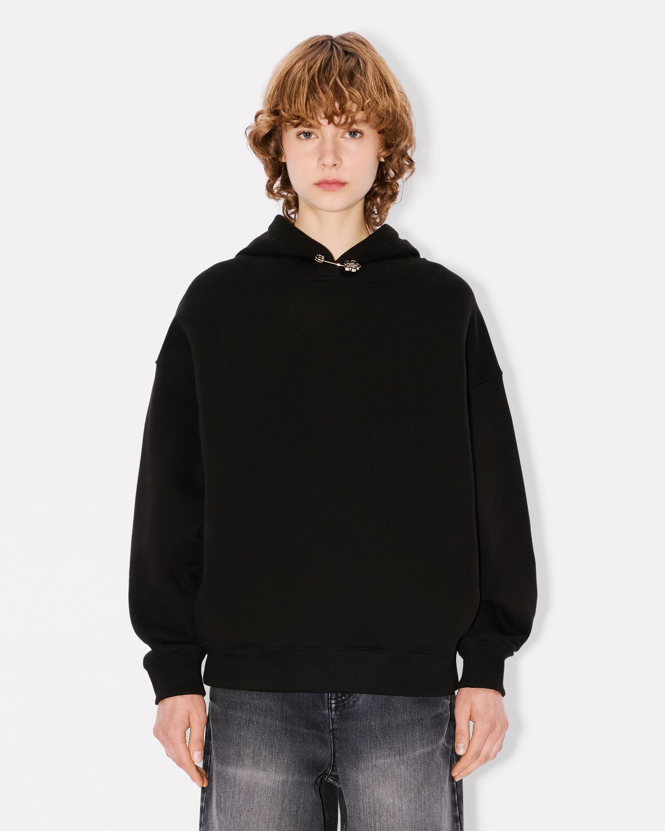 Sweatshirt à capuche oversize à pin 'Boke Flower' en coton