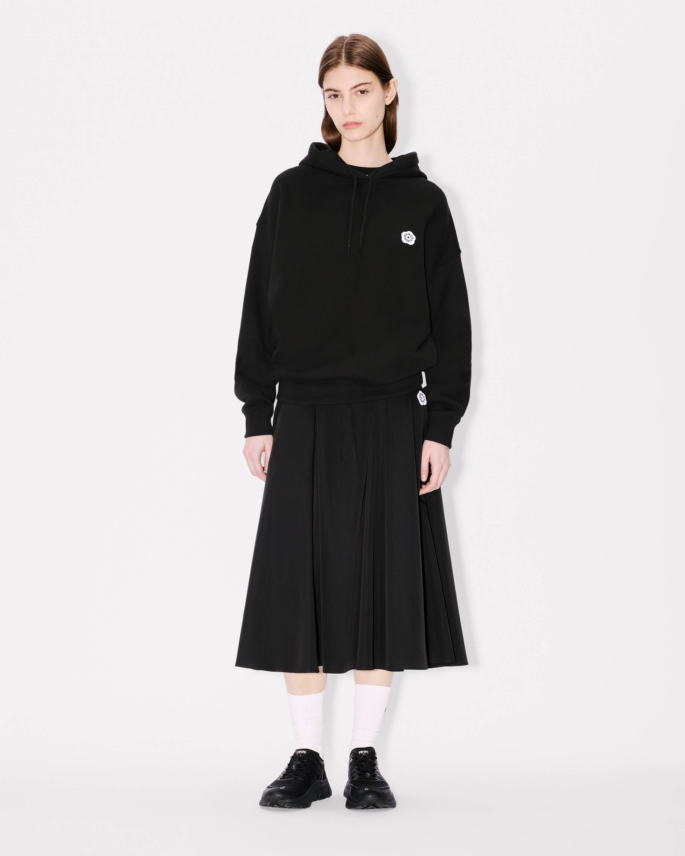 Boke Flower 2.0' embroidered oversized hoodie in cotton