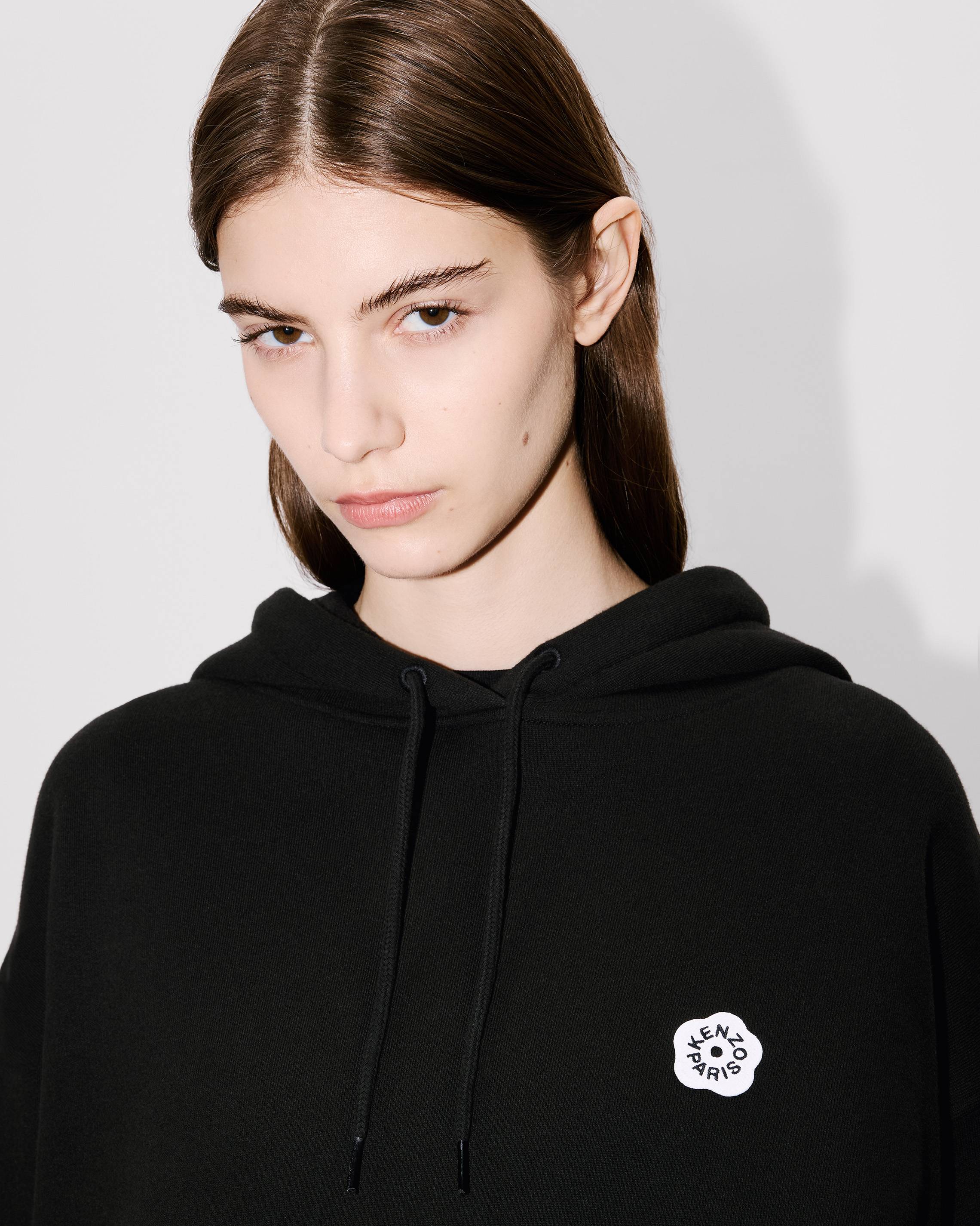 Boke Flower 2.0' embroidered oversized hoodie in cotton