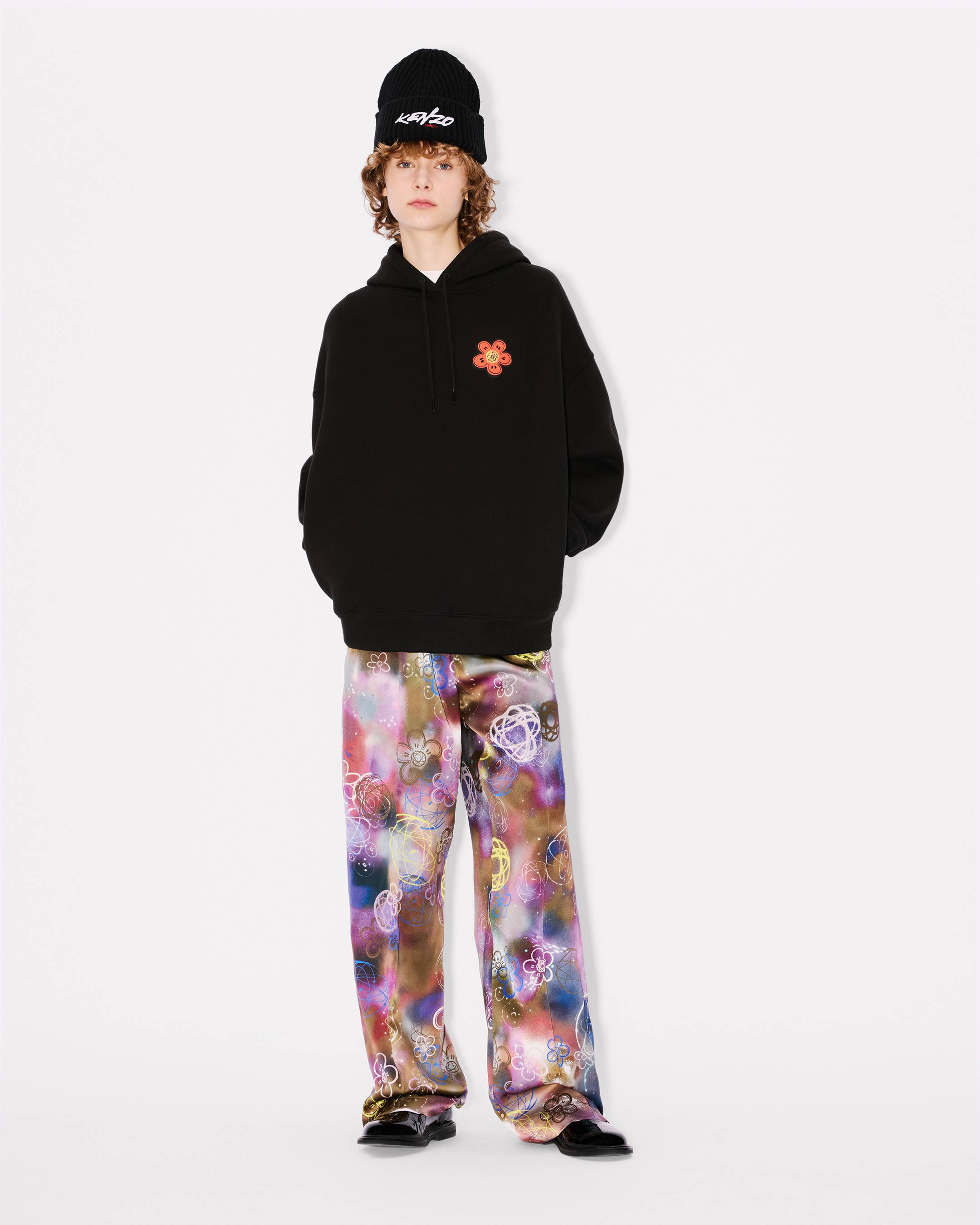 'Kenzo x Futura 2000' oversized hoodie in cotton