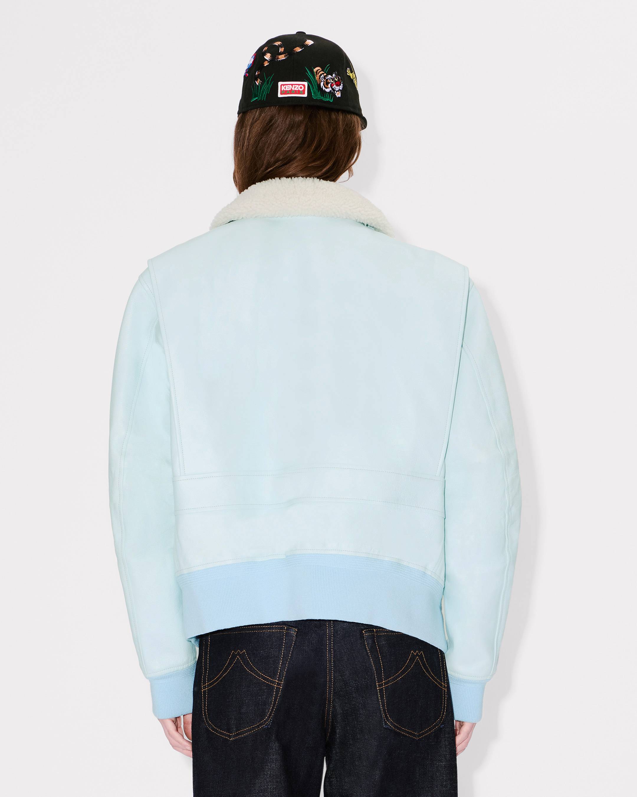 Aviator jacket in leather