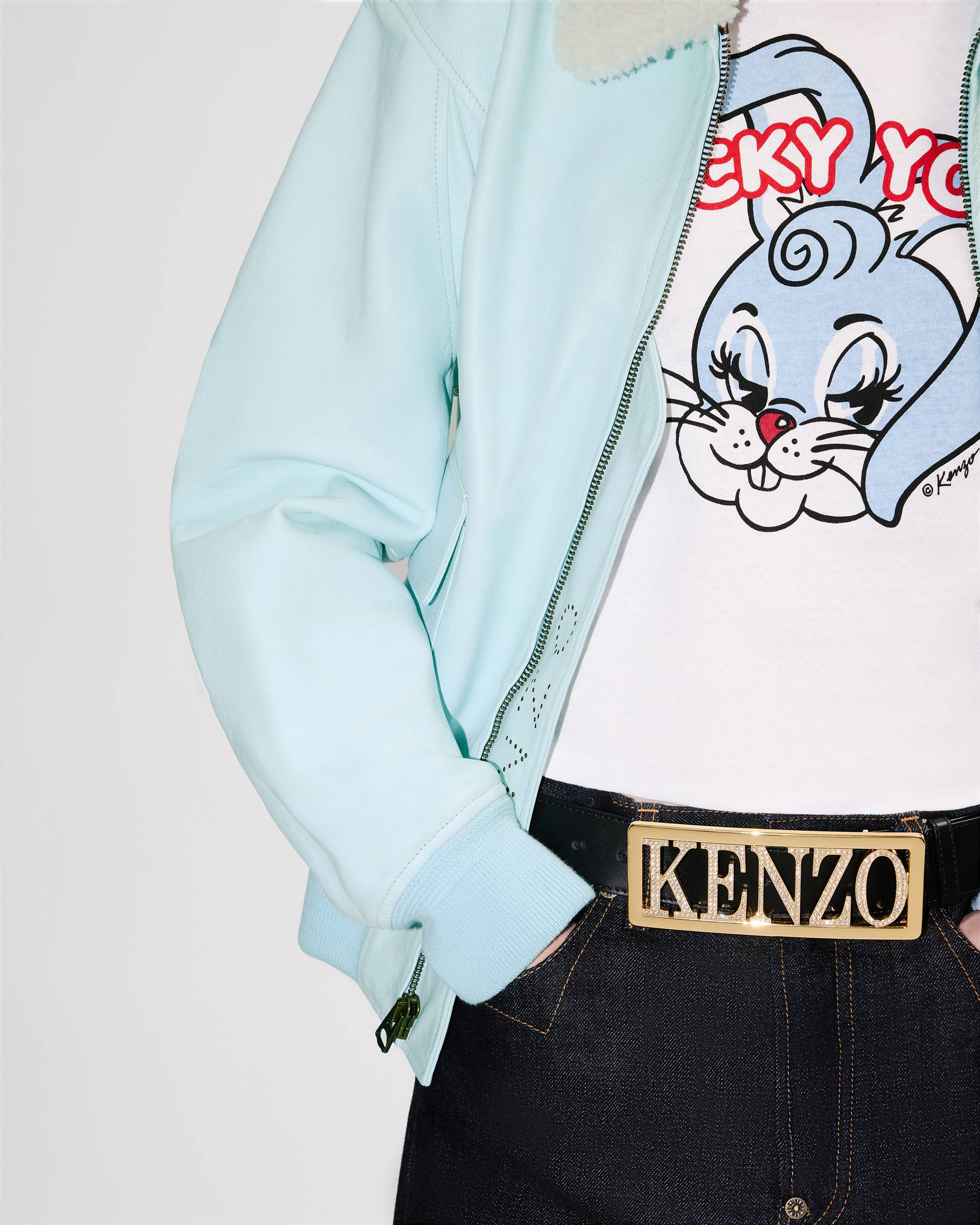 Aviator jacket in leather