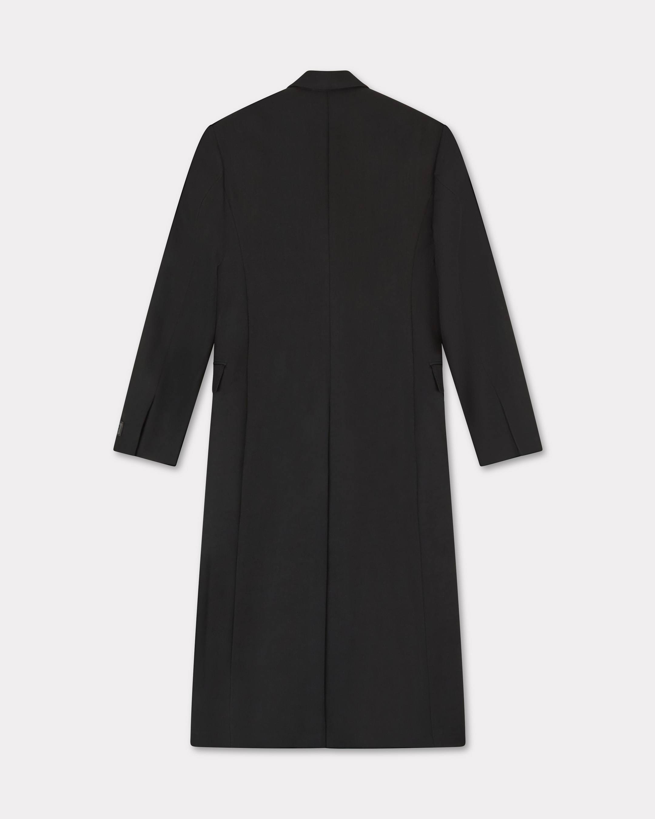 Long tailoring coat in virgin wool