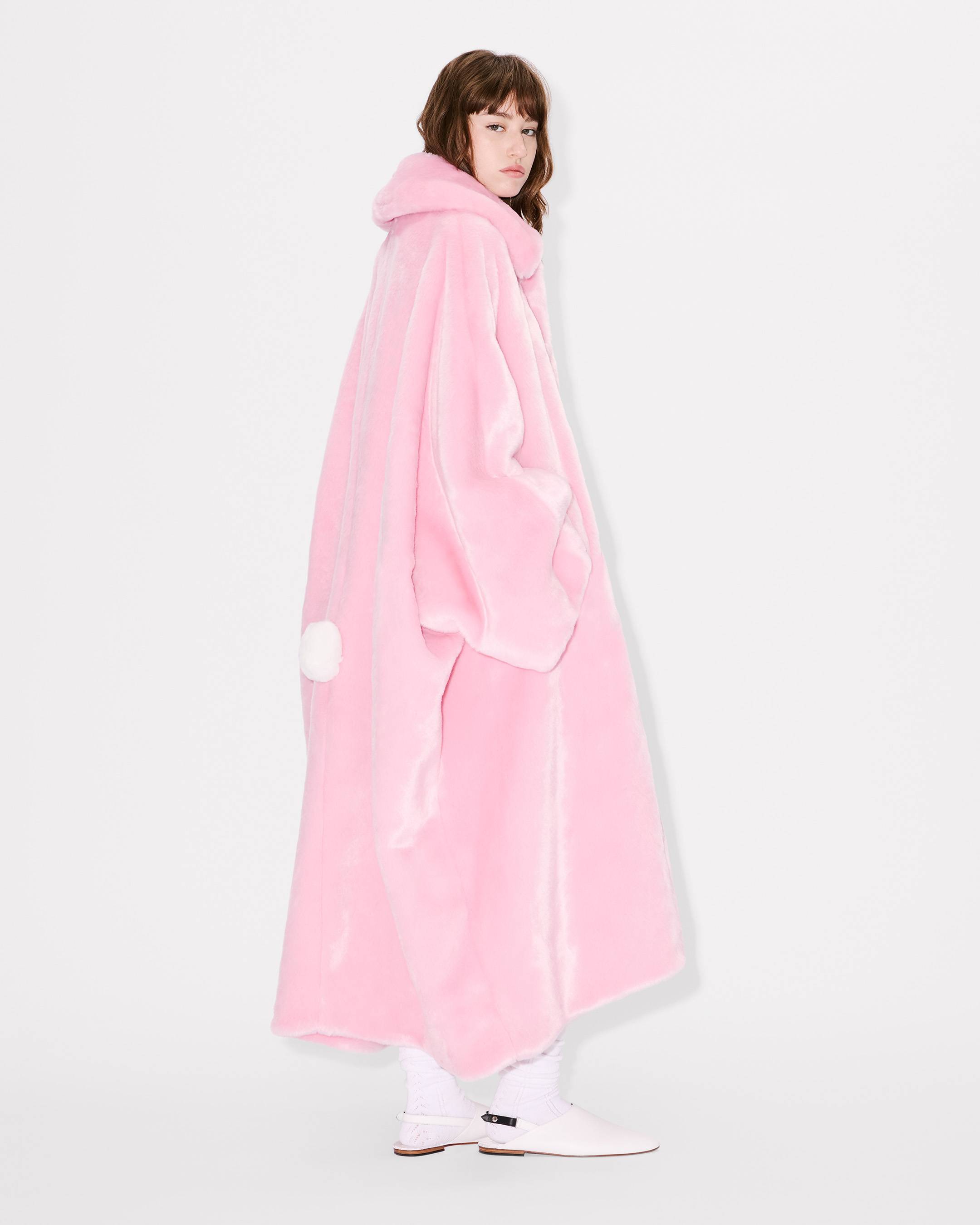 Oversized coat in fake fur | Women's | KENZO