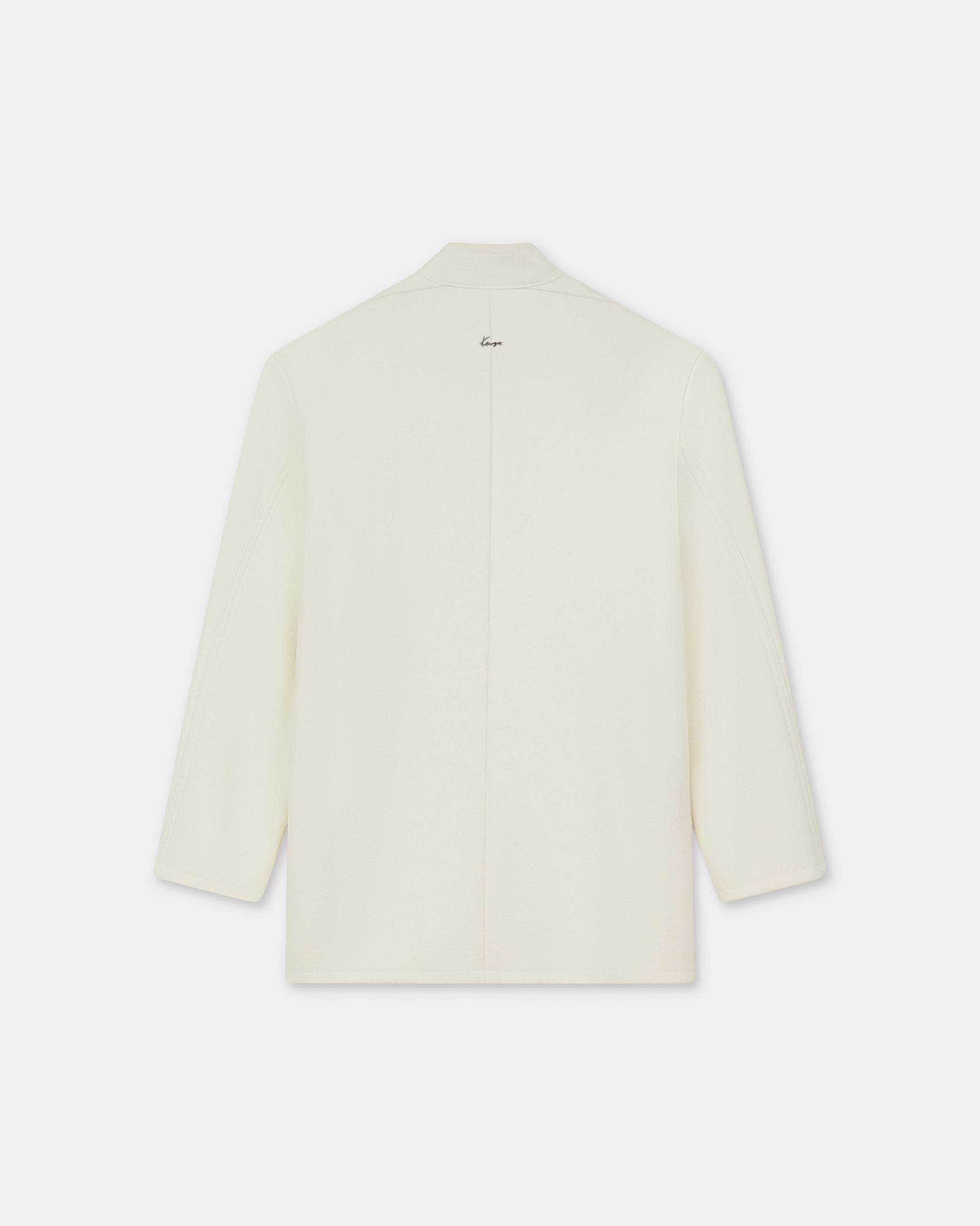 Officer coat in virgin wool