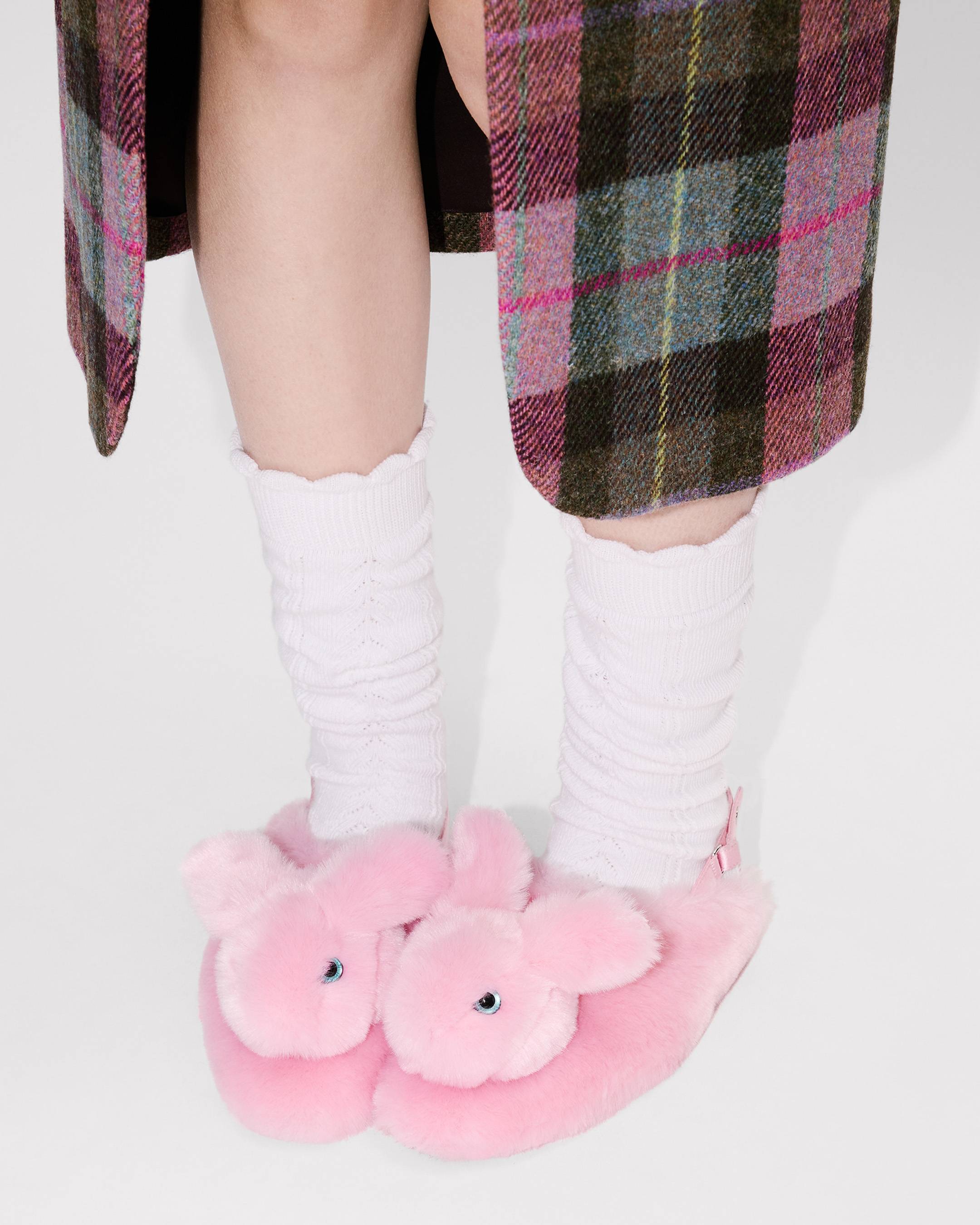 'Kenzo-Kali' mules in fake fur