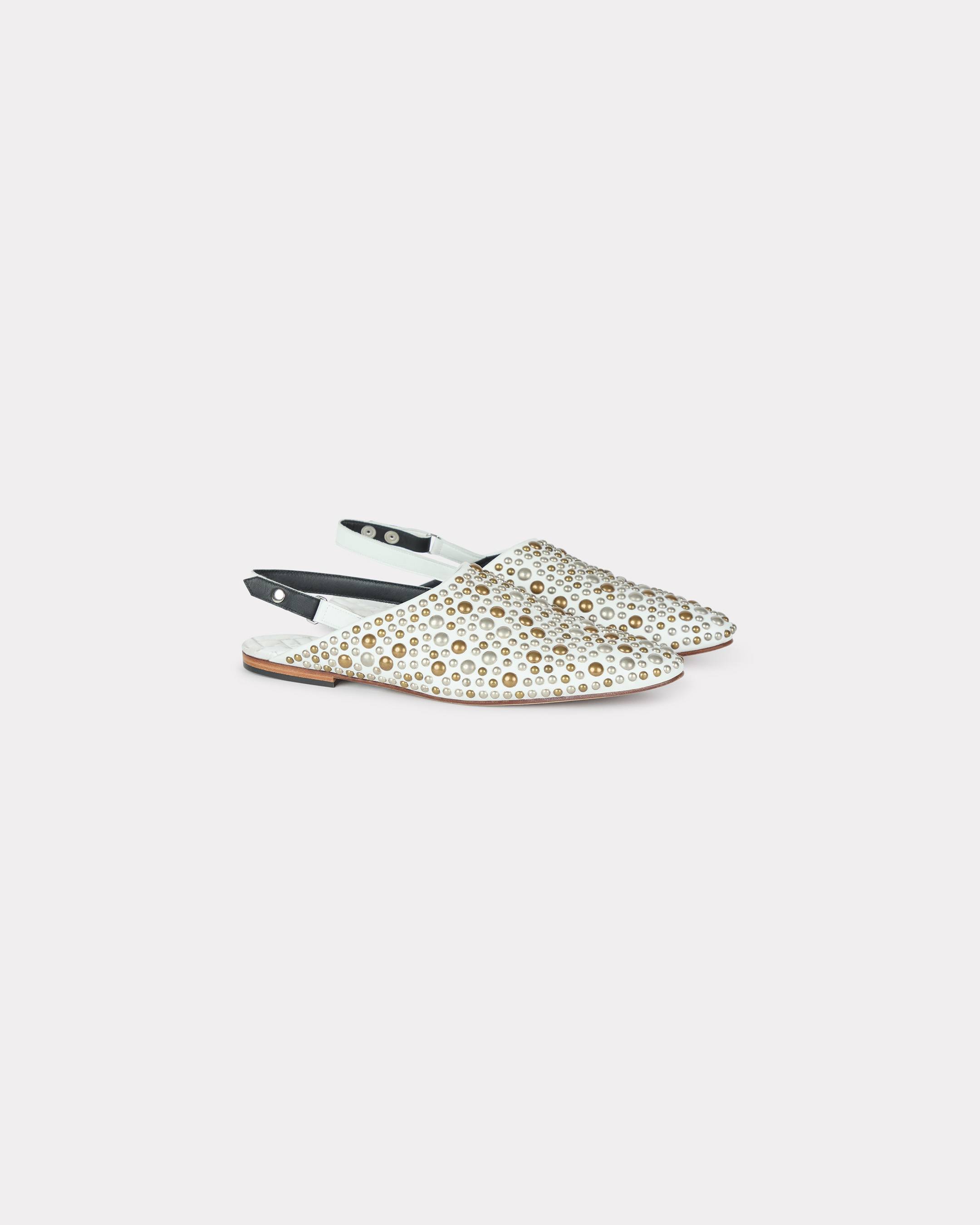 'KENZO-K@LI' mules leather with studs