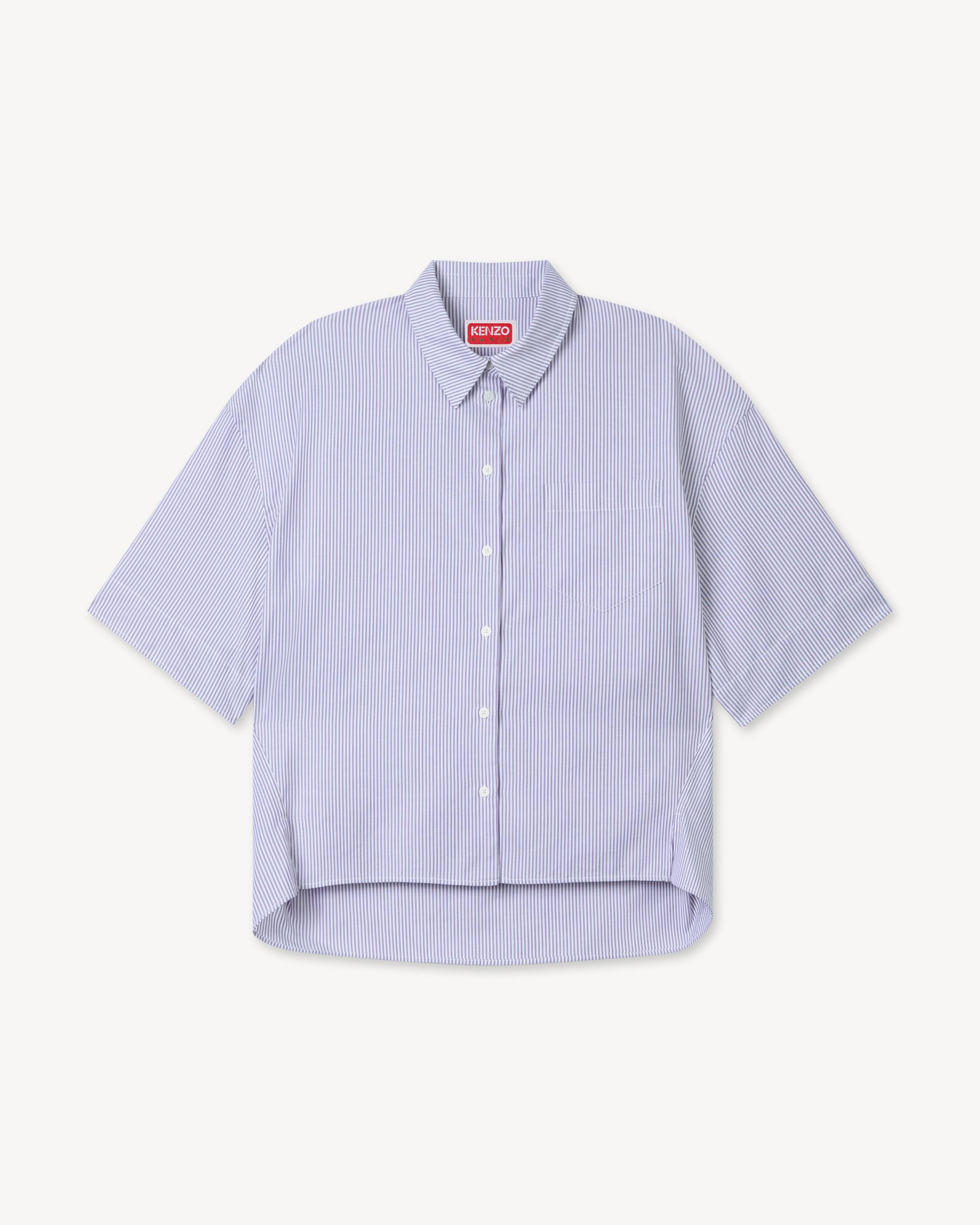 Oversized Cocoonshirt aus Baumwolle